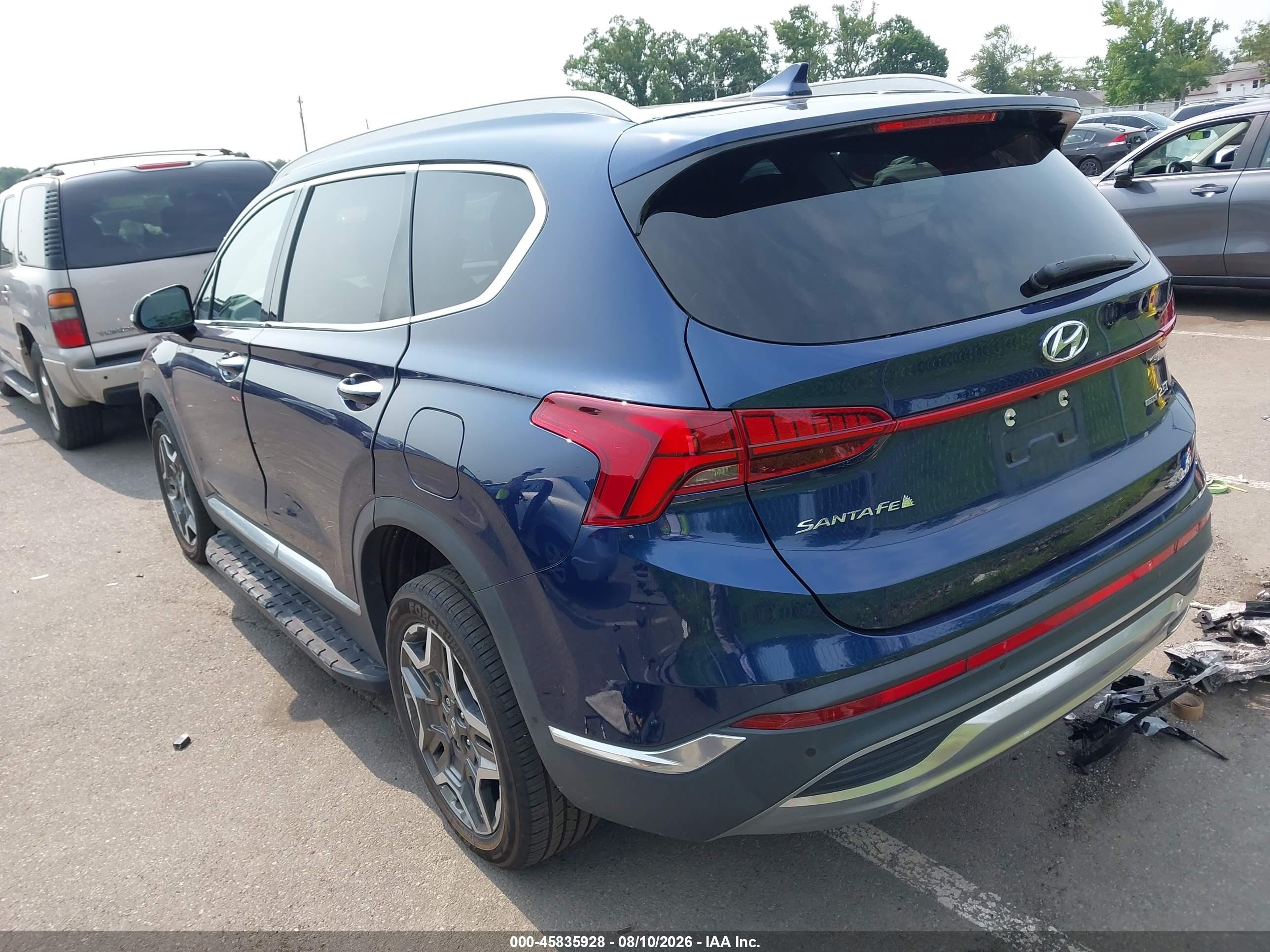 2021 Hyundai Santa Fe Limited Navy vin: 5NMS4DAL1MH334962