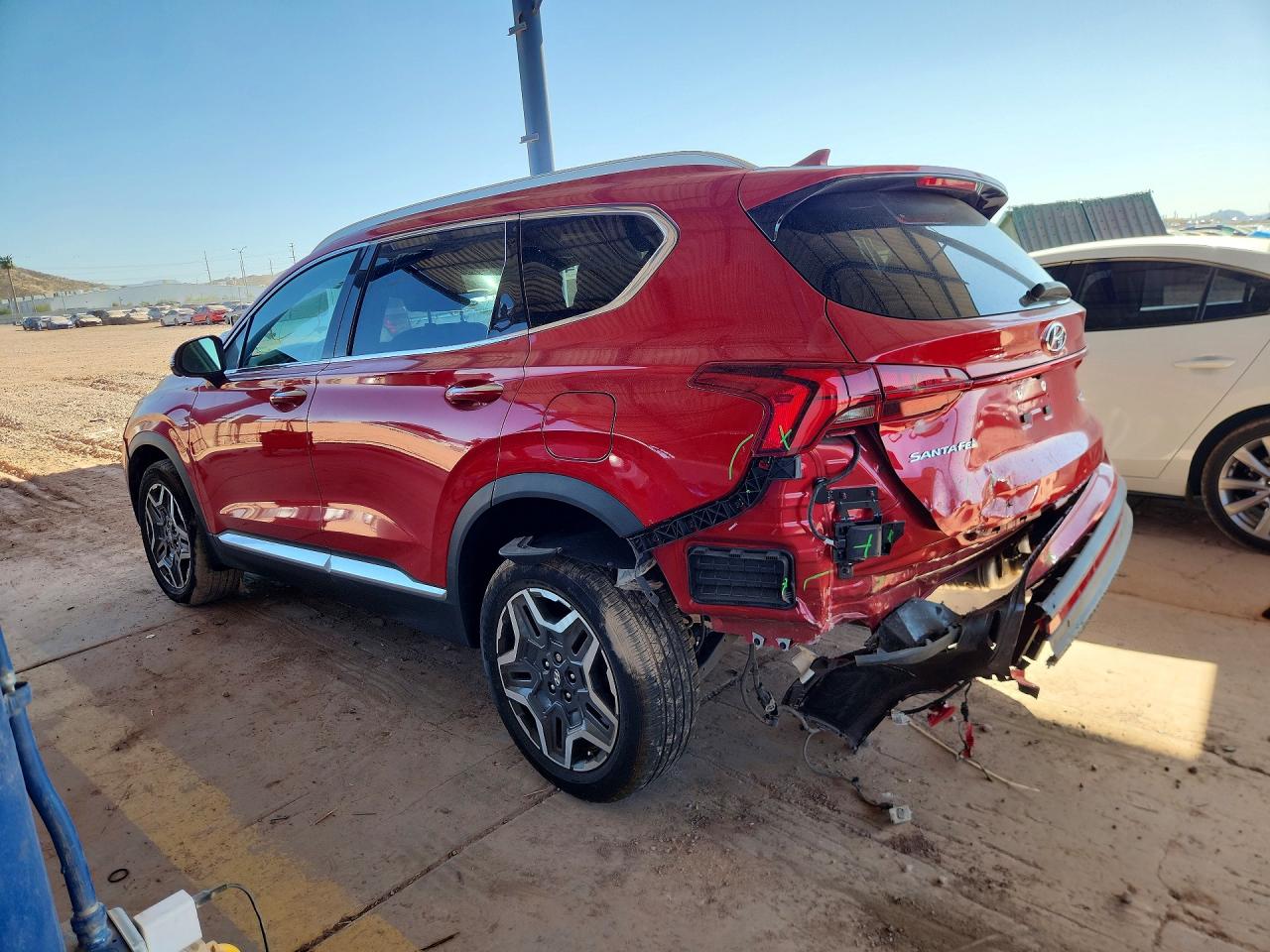 2021 Hyundai Santa Fe Limited Red vin: 5NMS4DAL3MH349821
