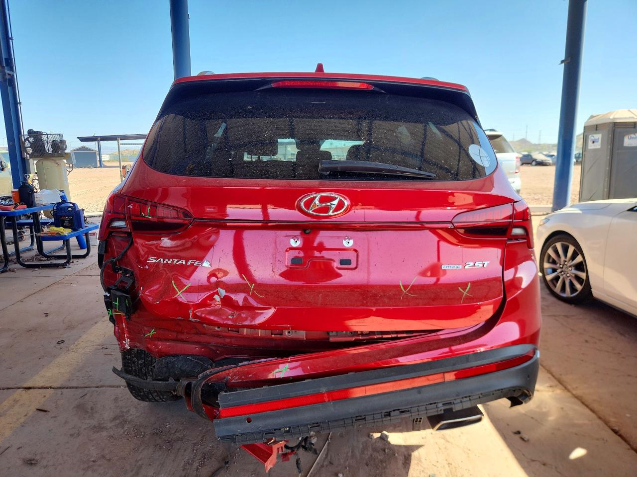 2021 Hyundai Santa Fe Limited Red vin: 5NMS4DAL3MH349821