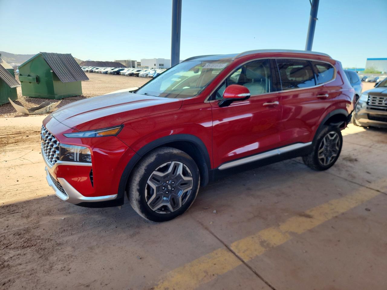 2021 Hyundai Santa Fe Limited Red vin: 5NMS4DAL3MH349821