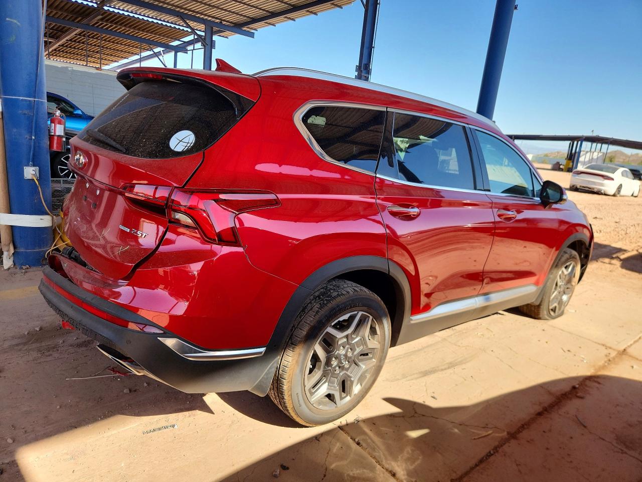 2021 Hyundai Santa Fe Limited Red vin: 5NMS4DAL3MH349821