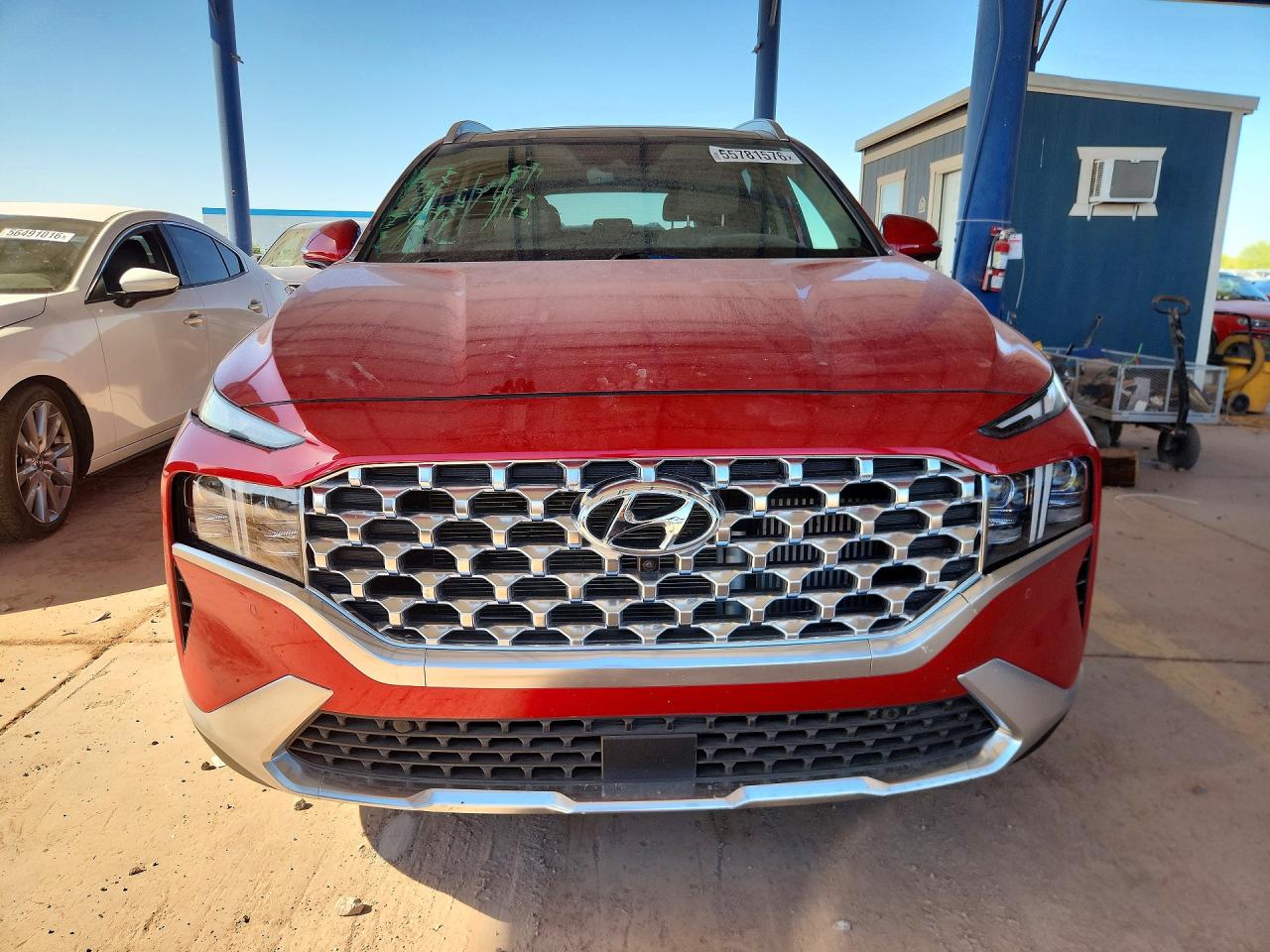 2021 Hyundai Santa Fe Limited Red vin: 5NMS4DAL3MH349821