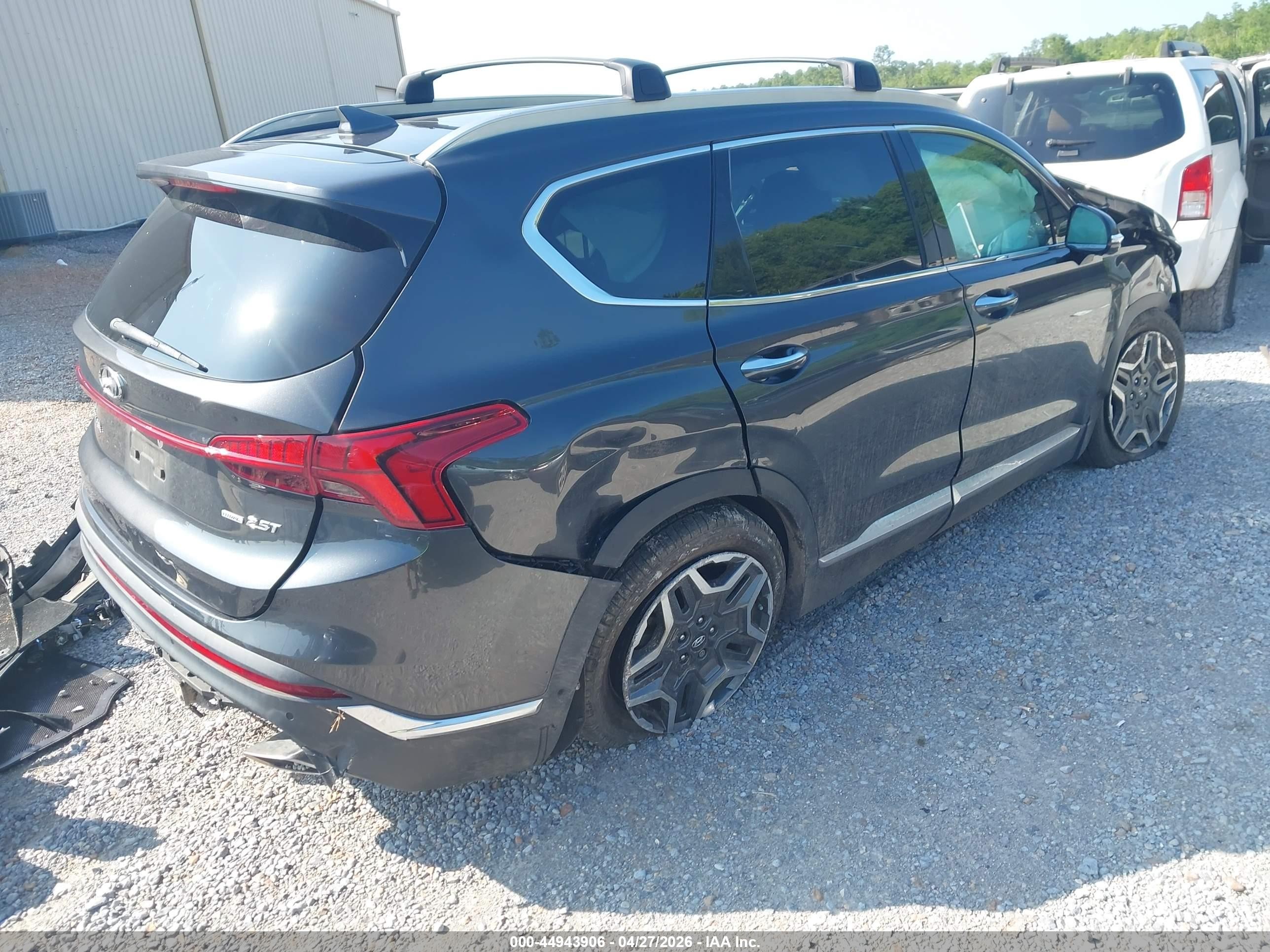 2022 Hyundai Santa Fe Limited Серый vin: 5NMS4DAL5NH394731