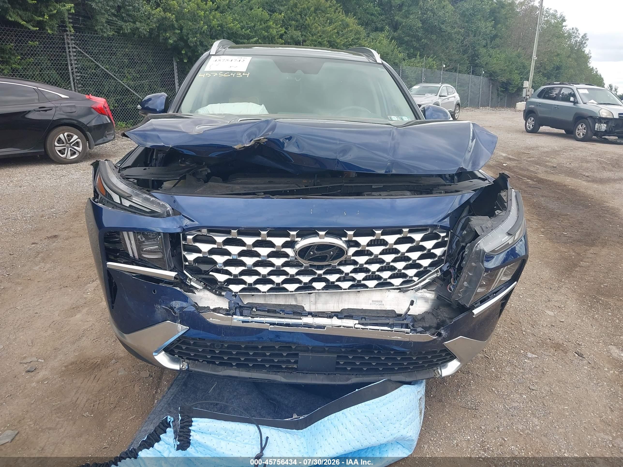 2023 Hyundai Santa Fe Limited Blue vin: 5NMS4DAL5PH520024