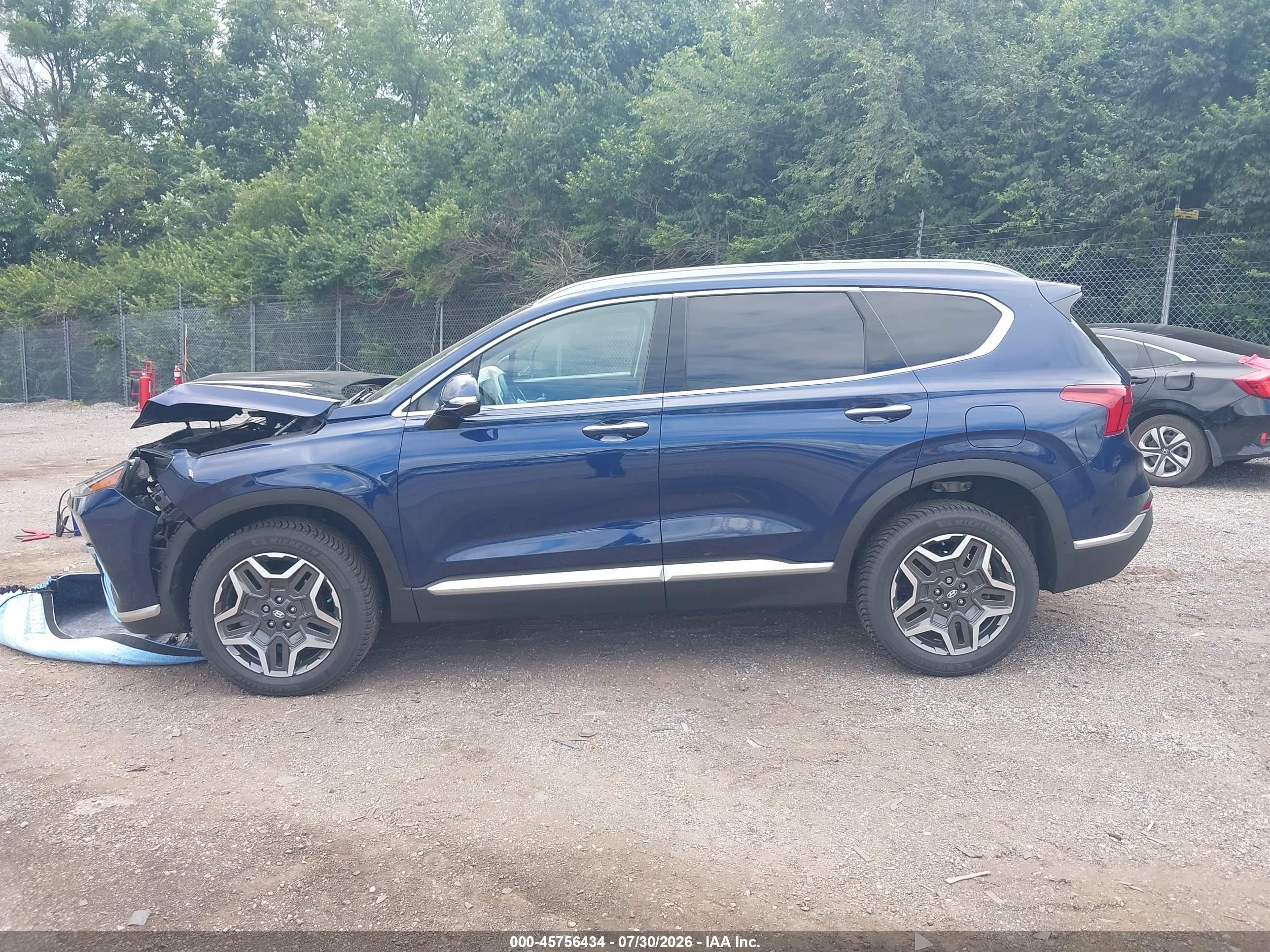 2023 Hyundai Santa Fe Limited Blue vin: 5NMS4DAL5PH520024