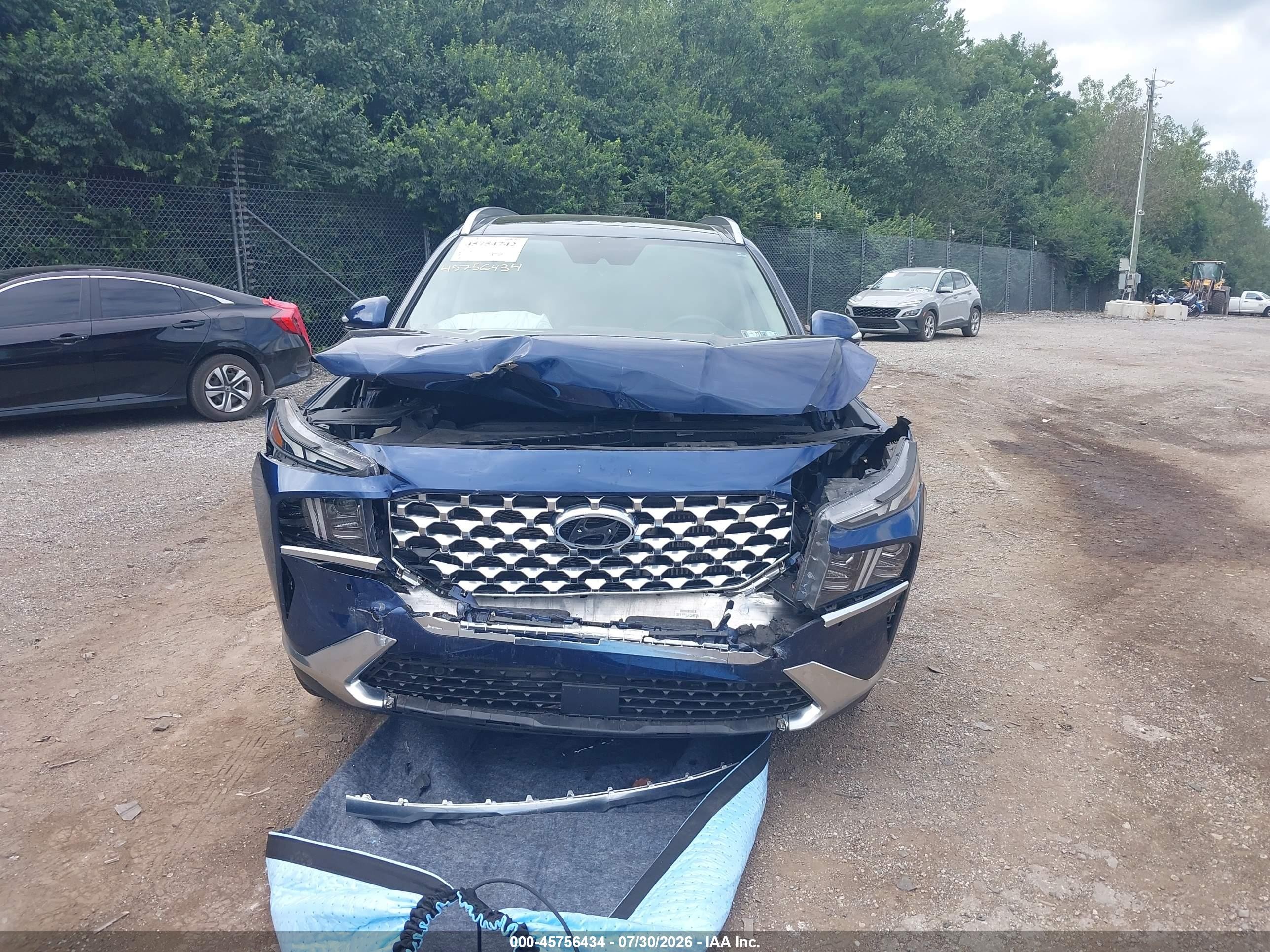 2023 Hyundai Santa Fe Limited Blue vin: 5NMS4DAL5PH520024