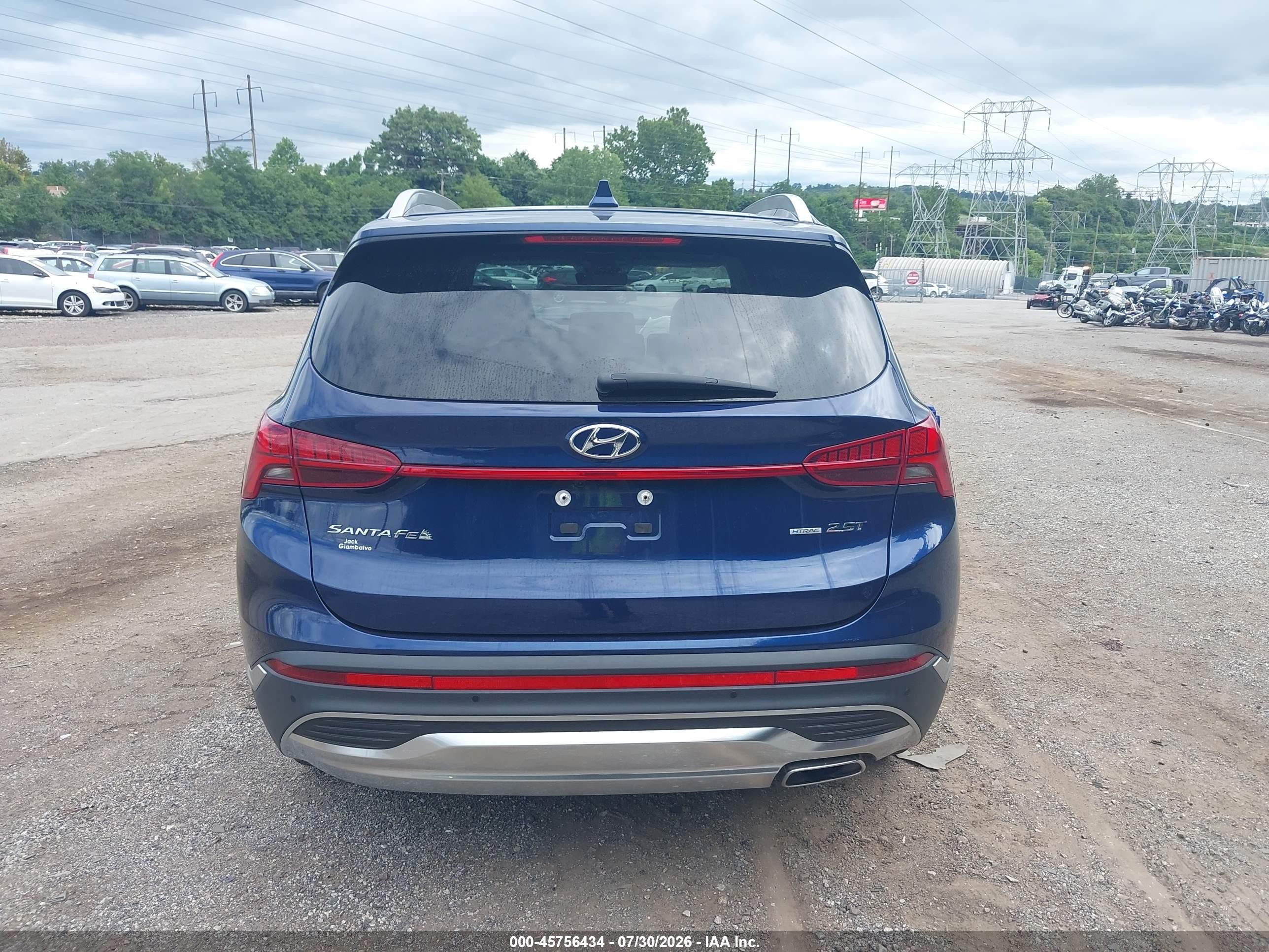 2023 Hyundai Santa Fe Limited Blue vin: 5NMS4DAL5PH520024