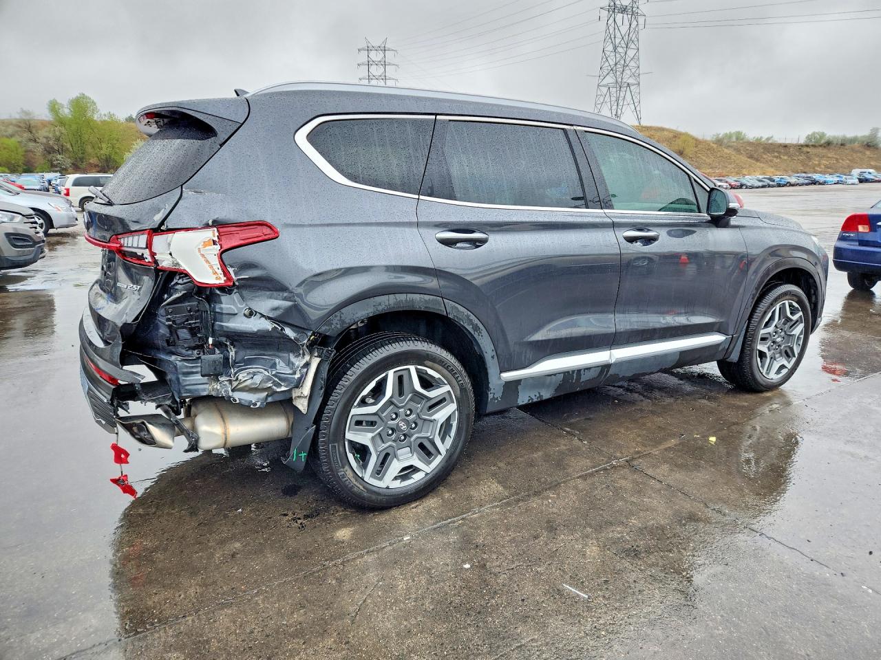 2022 Hyundai Santa Fe Limited Black vin: 5NMS4DAL6NH450112