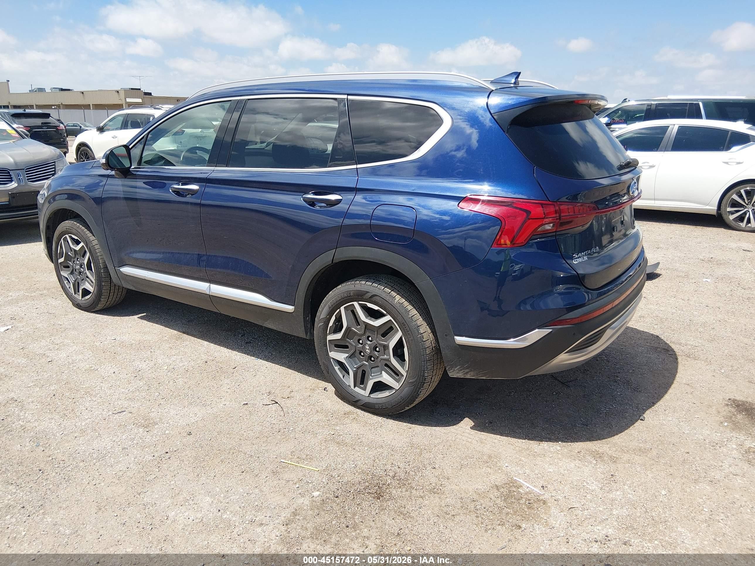 2023 Hyundai Santa Fe Limited Blue vin: 5NMS4DAL9PH527462