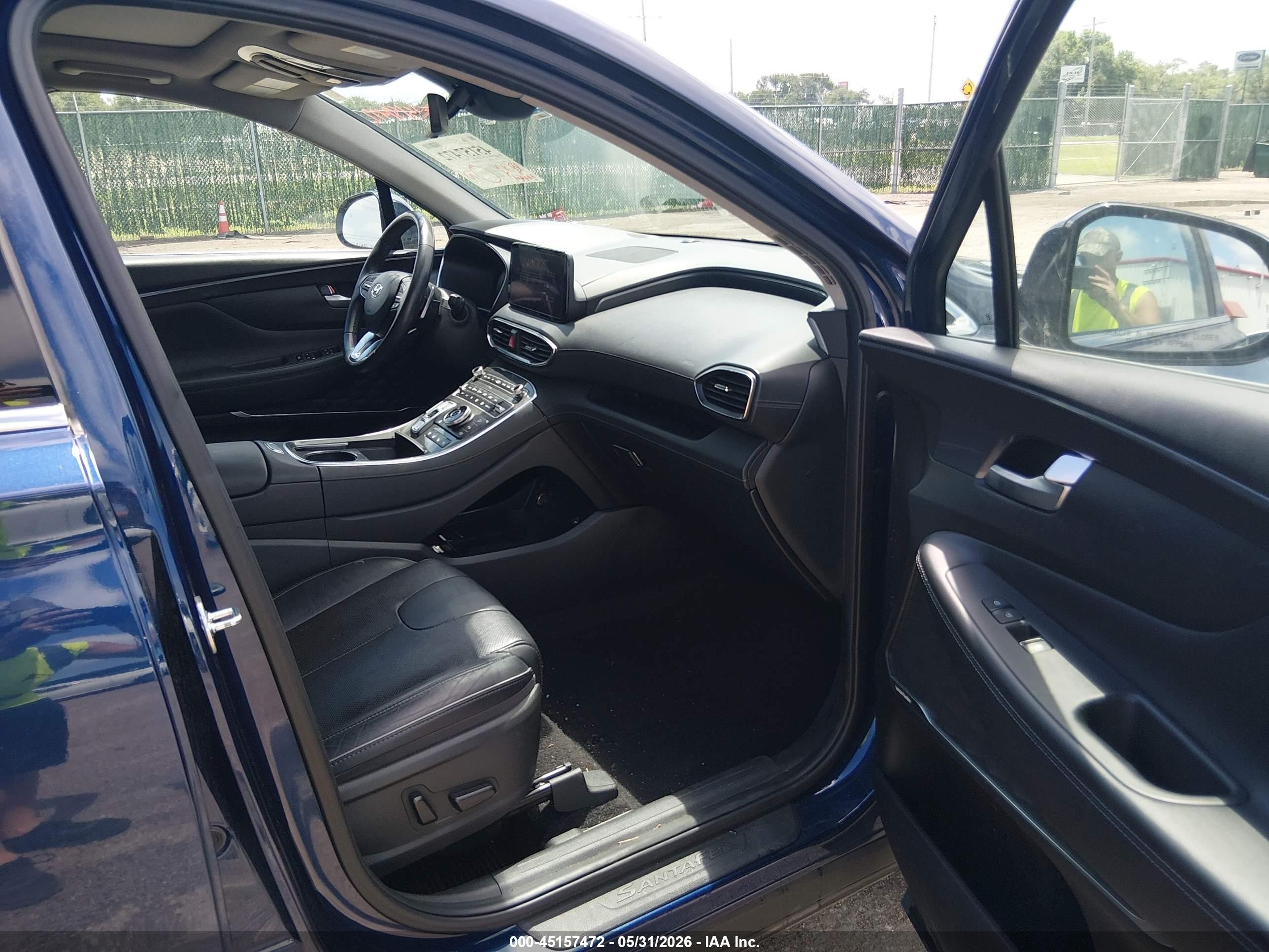 2023 Hyundai Santa Fe Limited Blue vin: 5NMS4DAL9PH527462