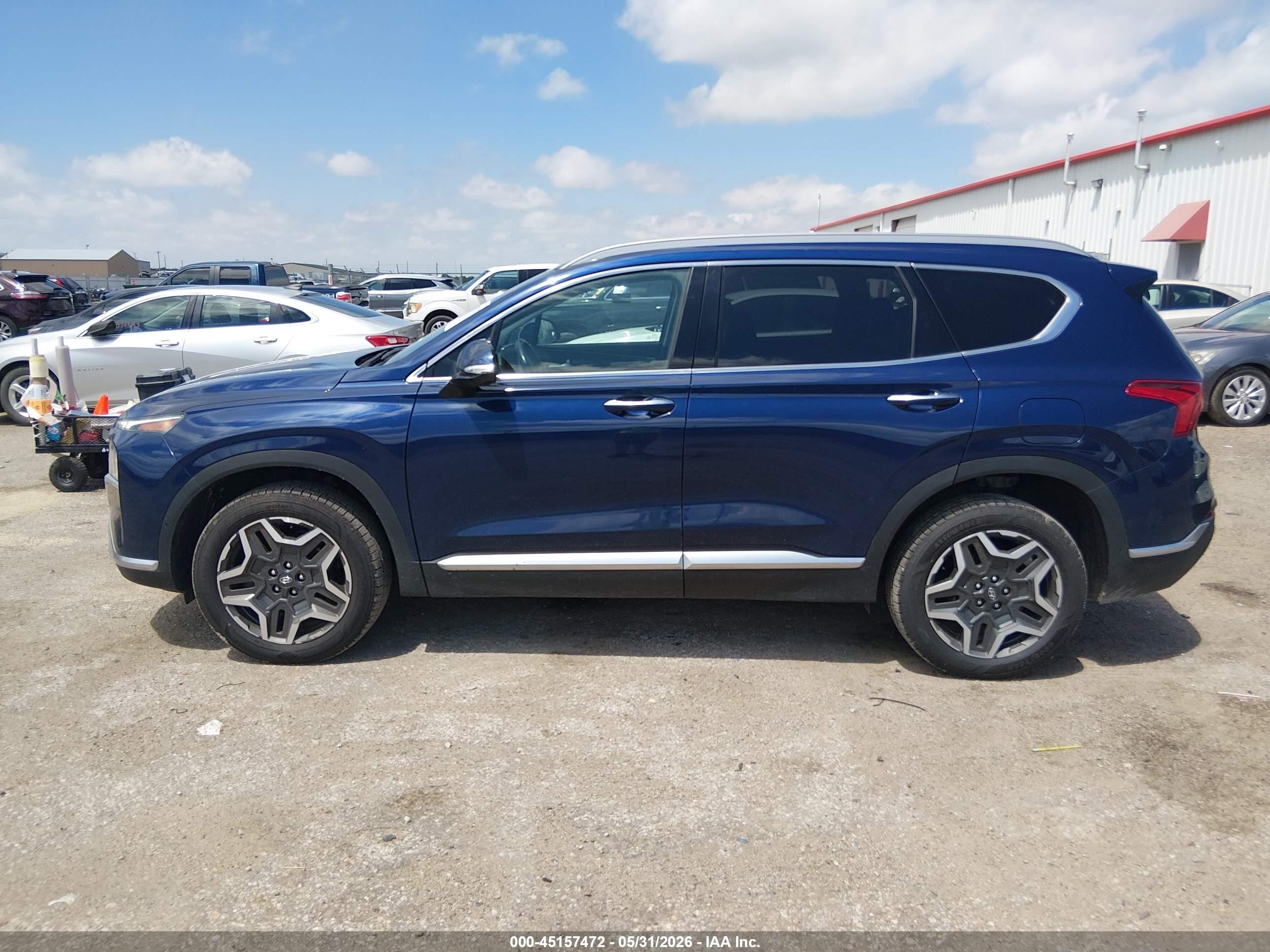 2023 Hyundai Santa Fe Limited Blue vin: 5NMS4DAL9PH527462