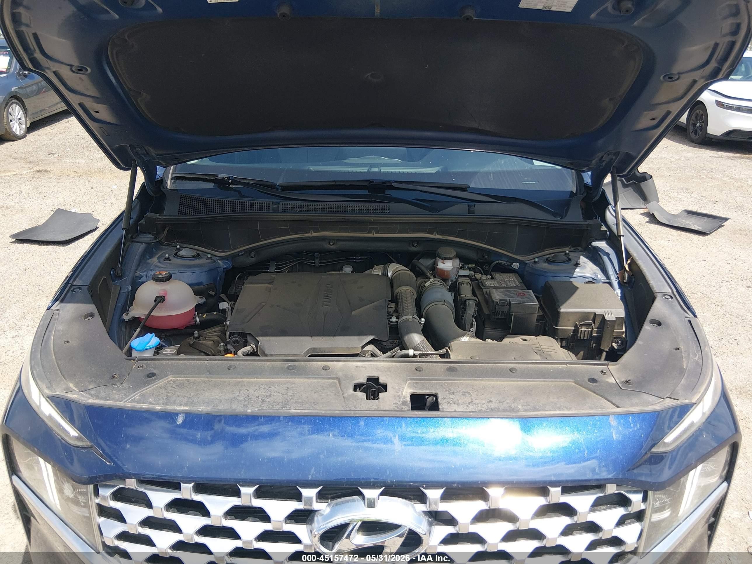 2023 Hyundai Santa Fe Limited Blue vin: 5NMS4DAL9PH527462