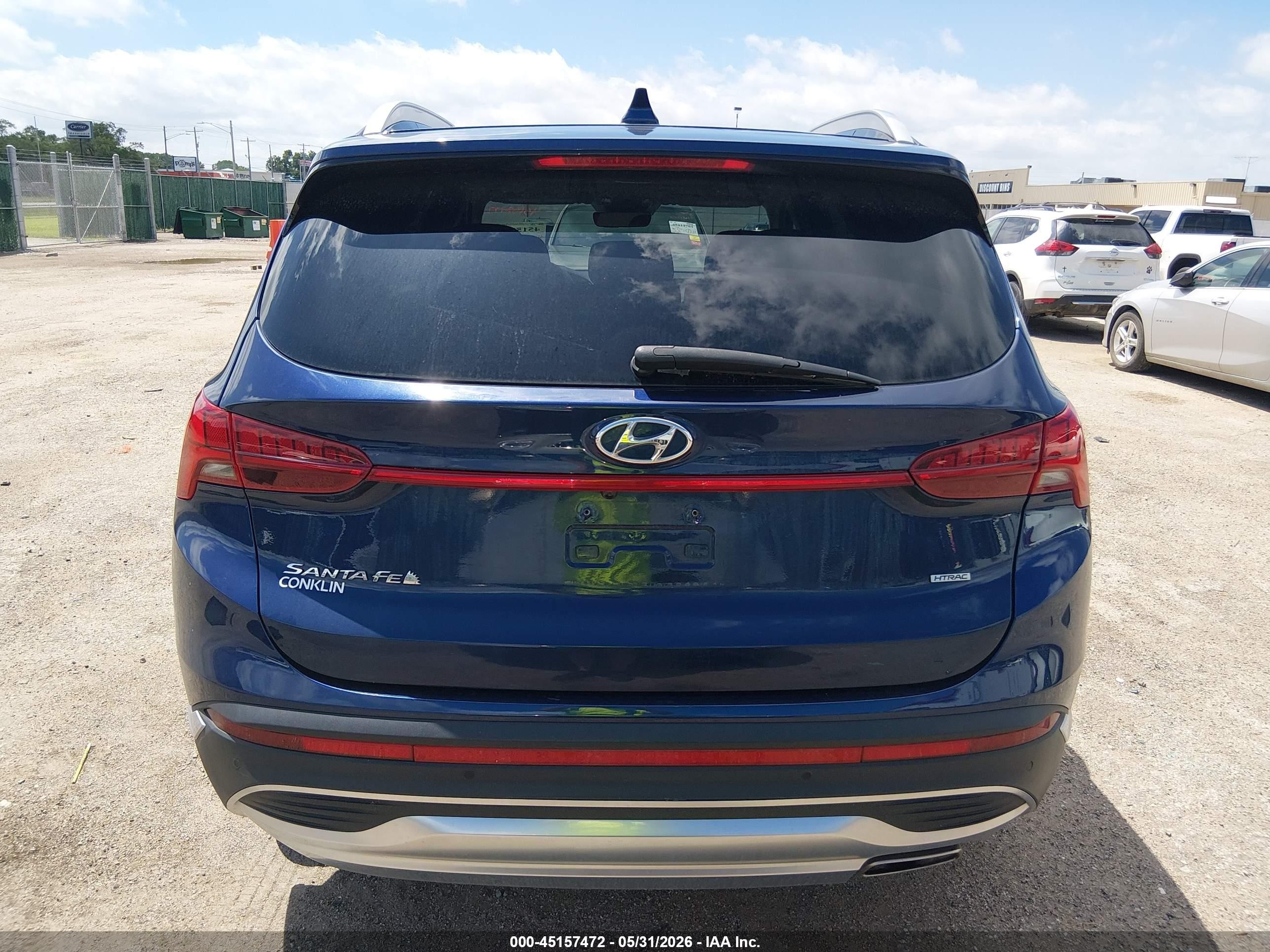 2023 Hyundai Santa Fe Limited Blue vin: 5NMS4DAL9PH527462