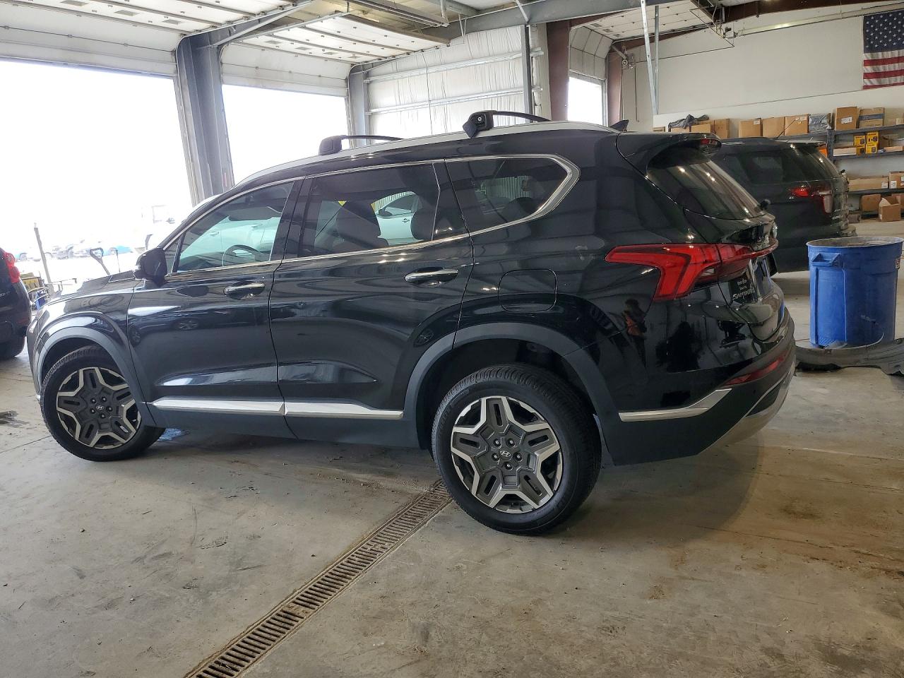 2021 Hyundai Santa Fe Limited Черный vin: 5NMS4DALXMH353848