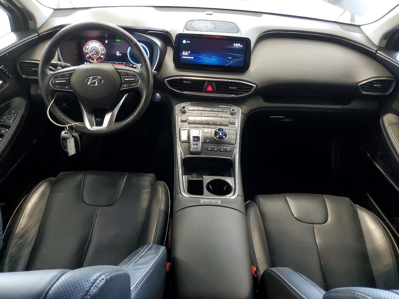 2021 Hyundai Santa Fe Limited Черный vin: 5NMS4DALXMH353848