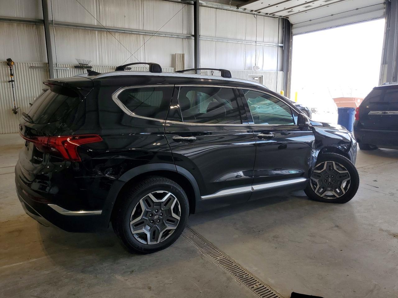 2021 Hyundai Santa Fe Limited Черный vin: 5NMS4DALXMH353848