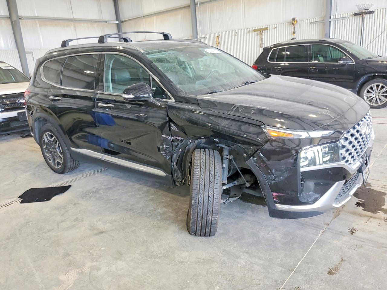 2021 Hyundai Santa Fe Limited Черный vin: 5NMS4DALXMH353848