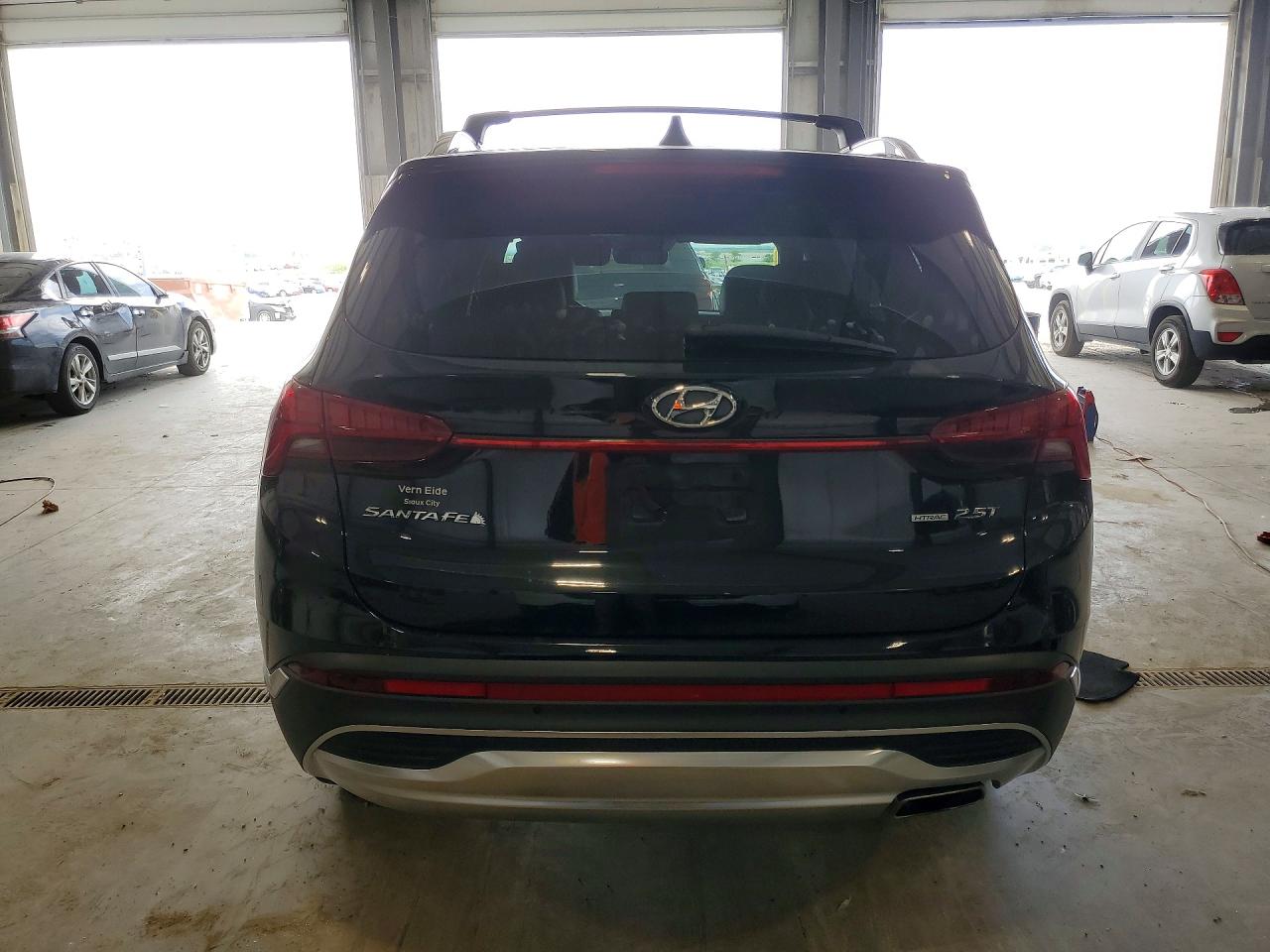 2021 Hyundai Santa Fe Limited Черный vin: 5NMS4DALXMH353848