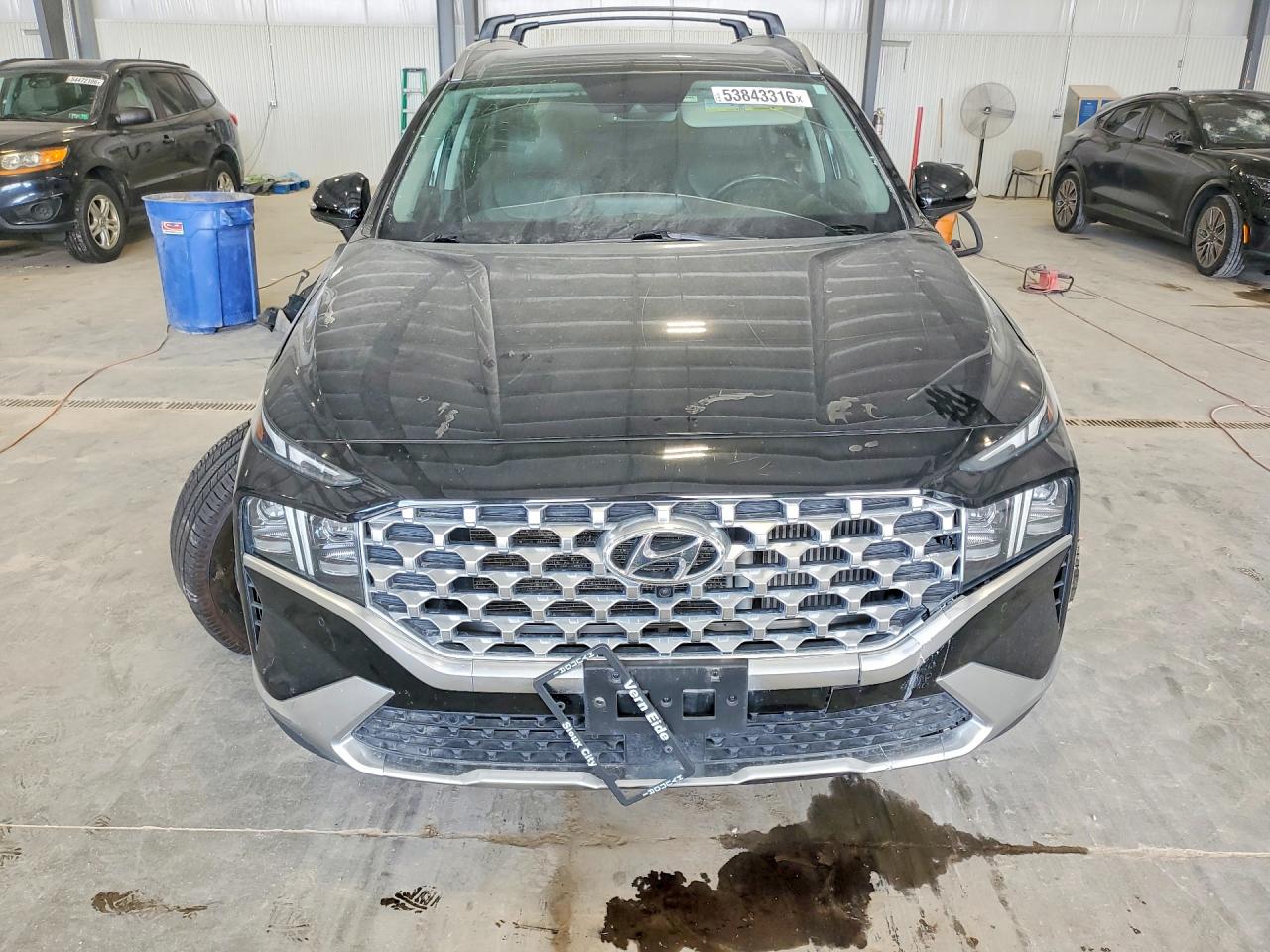 2021 Hyundai Santa Fe Limited Черный vin: 5NMS4DALXMH353848