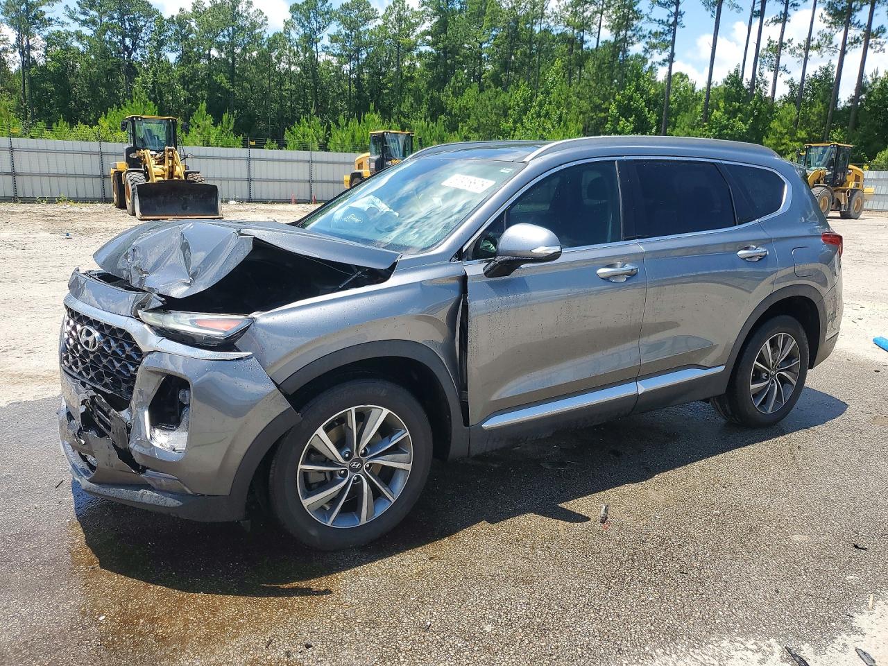 2019 Hyundai Santa Fe Limited 2.0t Gray vin: 5NMS53AA0KH026832