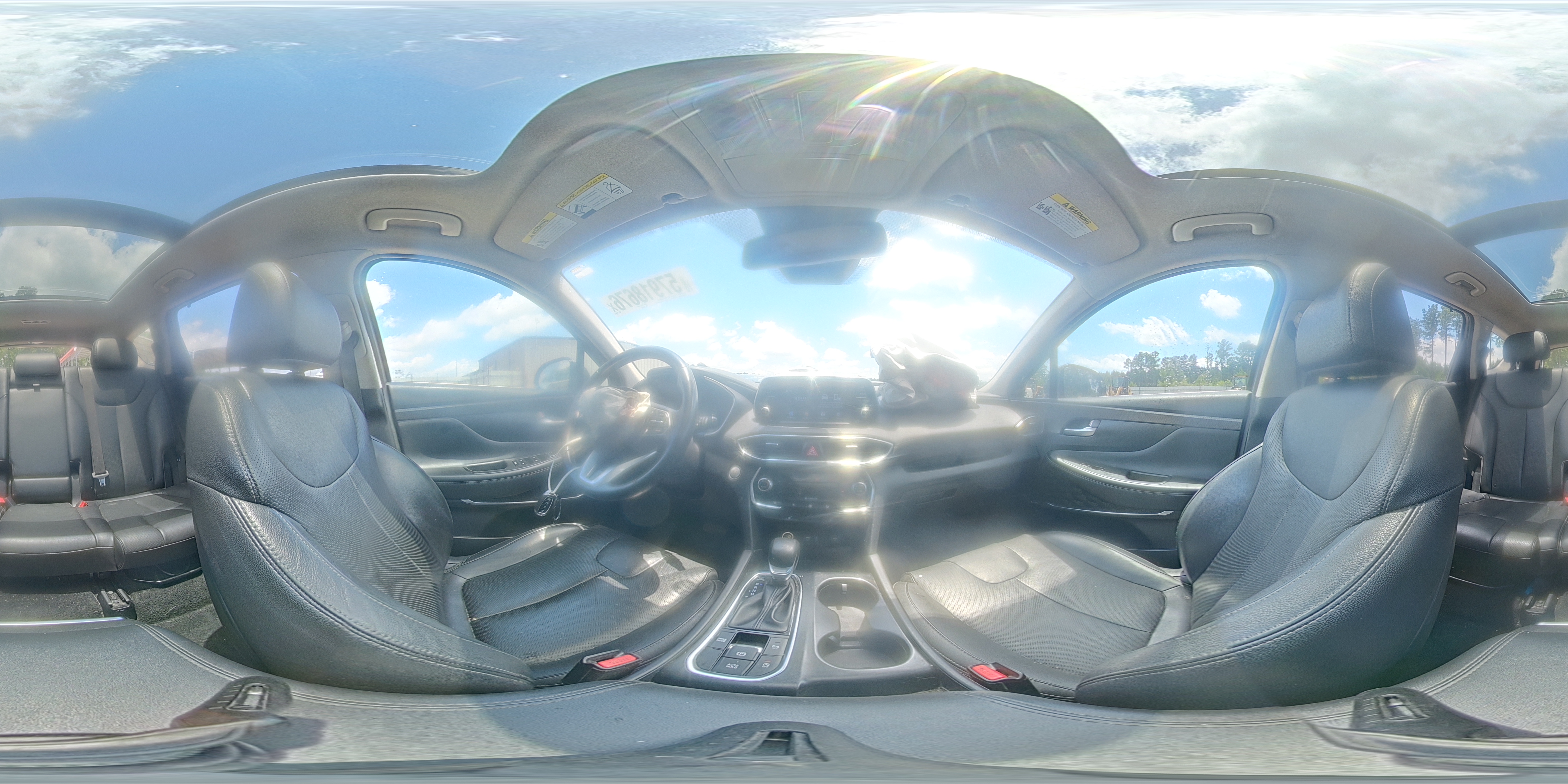 2019 Hyundai Santa Fe Limited 2.0t Серый vin: 5NMS53AA0KH026832