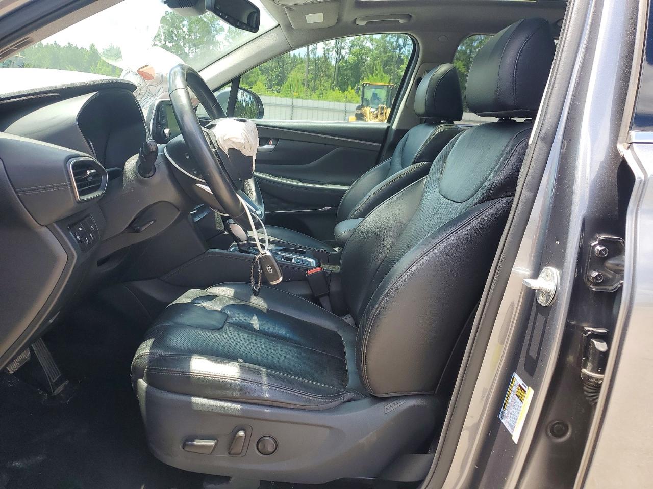 2019 Hyundai Santa Fe Limited 2.0t Серый vin: 5NMS53AA0KH026832