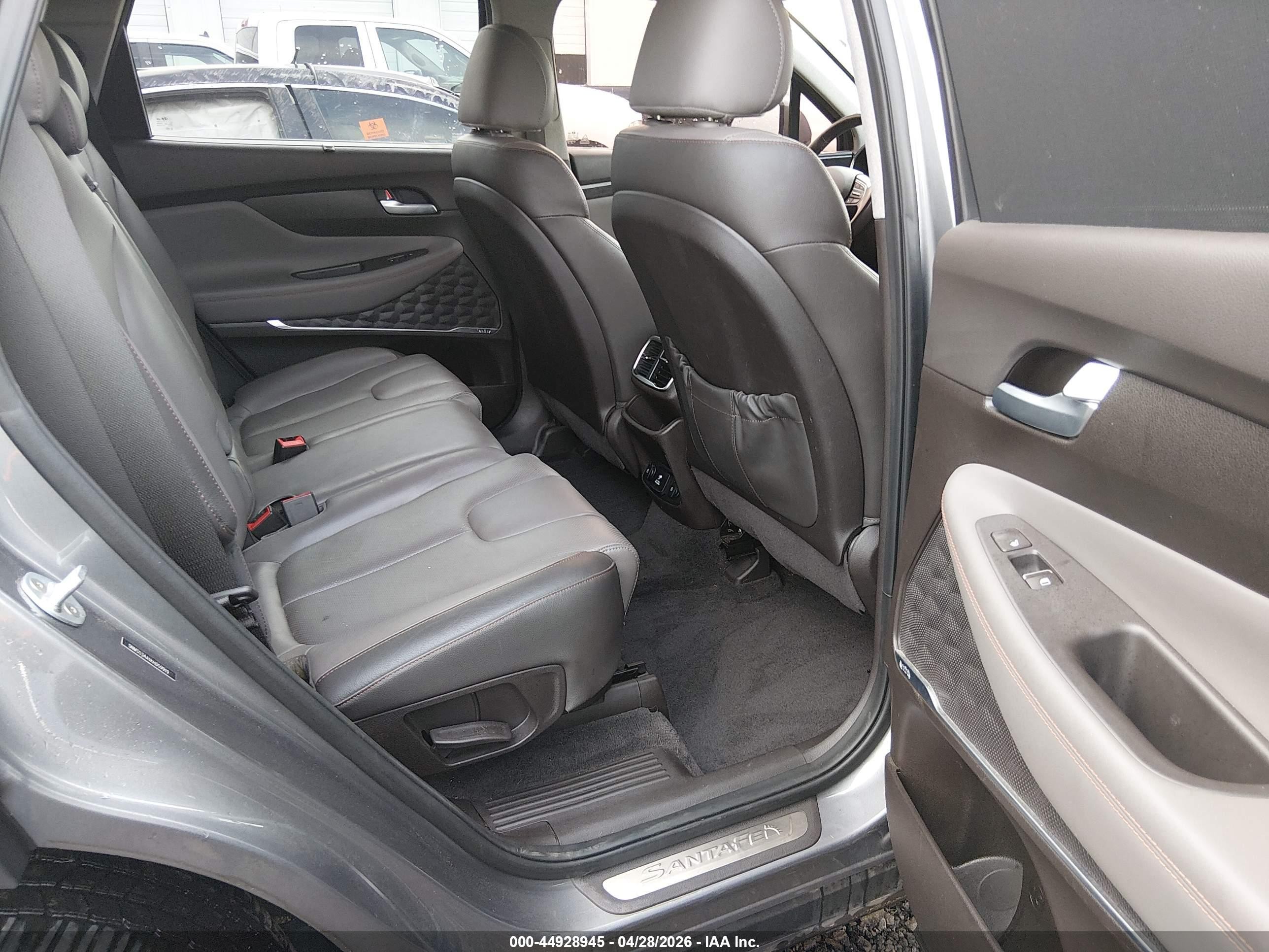 2019 Hyundai Santa Fe Ultimate 2.0t Gray vin: 5NMS53AA1KH059919