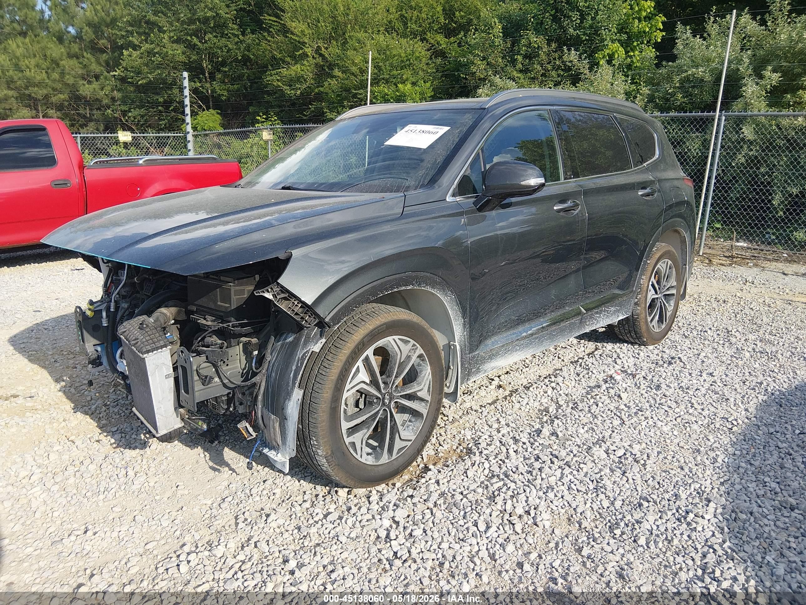 2020 Hyundai Santa Fe Limited 2.0t Gray vin: 5NMS53AA2LH180265