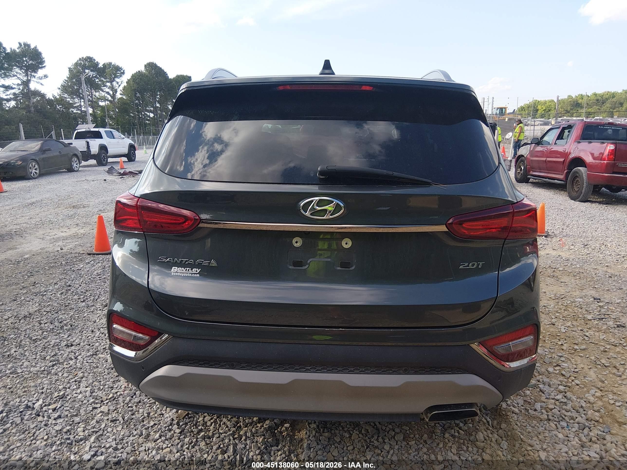 2020 Hyundai Santa Fe Limited 2.0t Gray vin: 5NMS53AA2LH180265