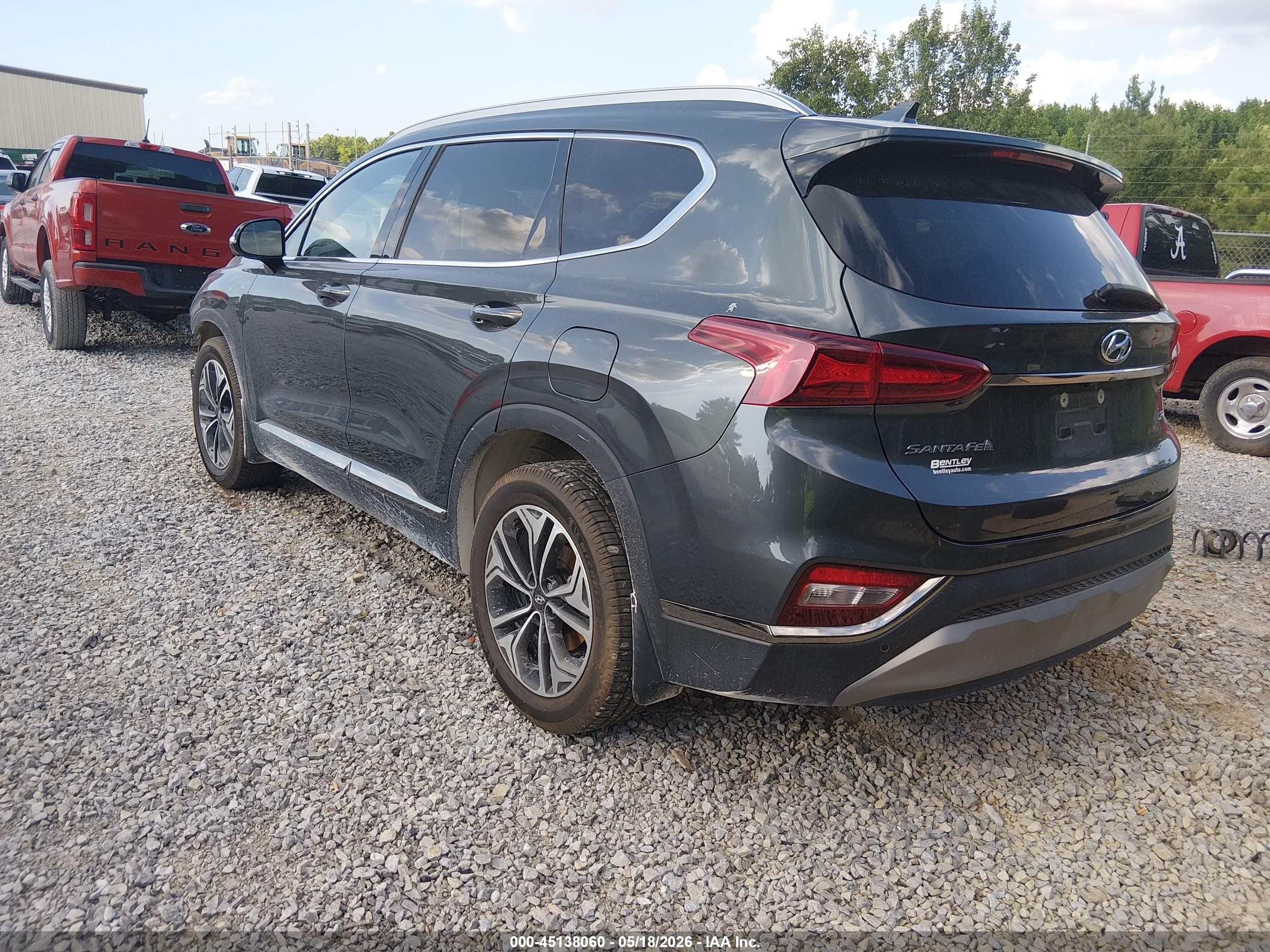 2020 Hyundai Santa Fe Limited 2.0t Gray vin: 5NMS53AA2LH180265