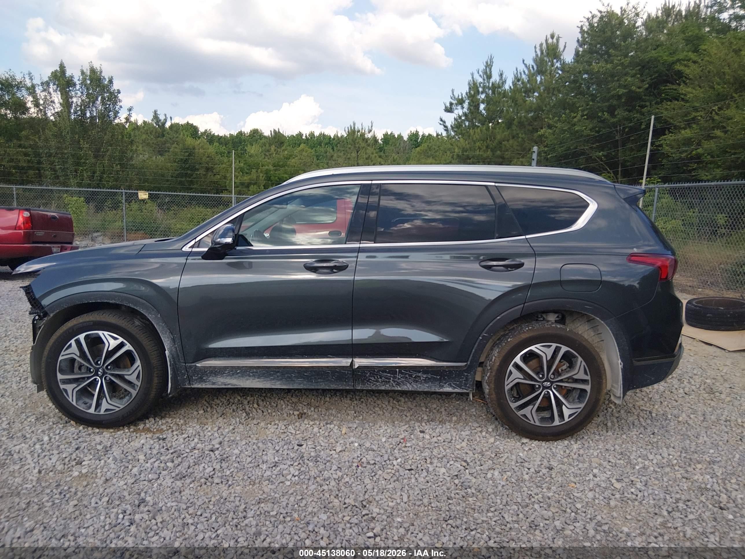 2020 Hyundai Santa Fe Limited 2.0t Gray vin: 5NMS53AA2LH180265