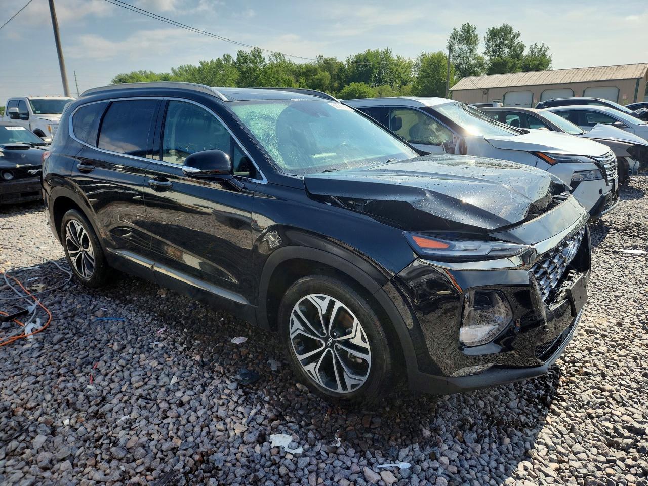 2019 Hyundai Santa Fe Limited 2.0t Black vin: 5NMS53AA4KH139697