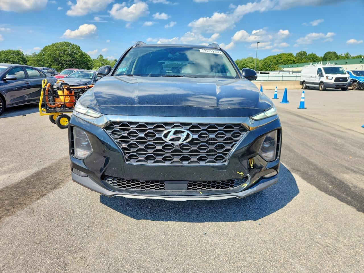 2020 Hyundai Santa Fe Limited 2.0t Black vin: 5NMS53AA5LH200914