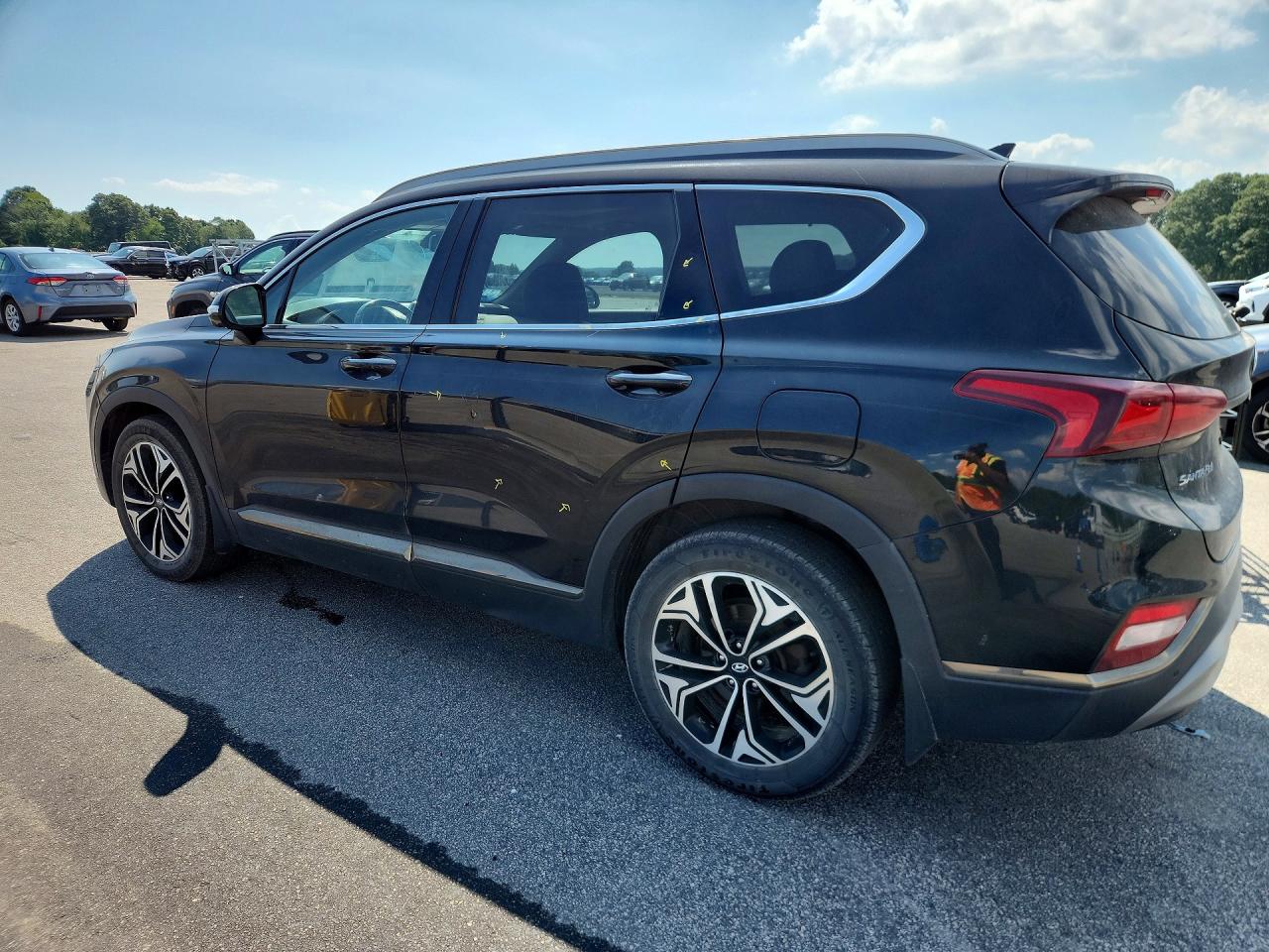 2020 Hyundai Santa Fe Limited 2.0t Black vin: 5NMS53AA5LH200914