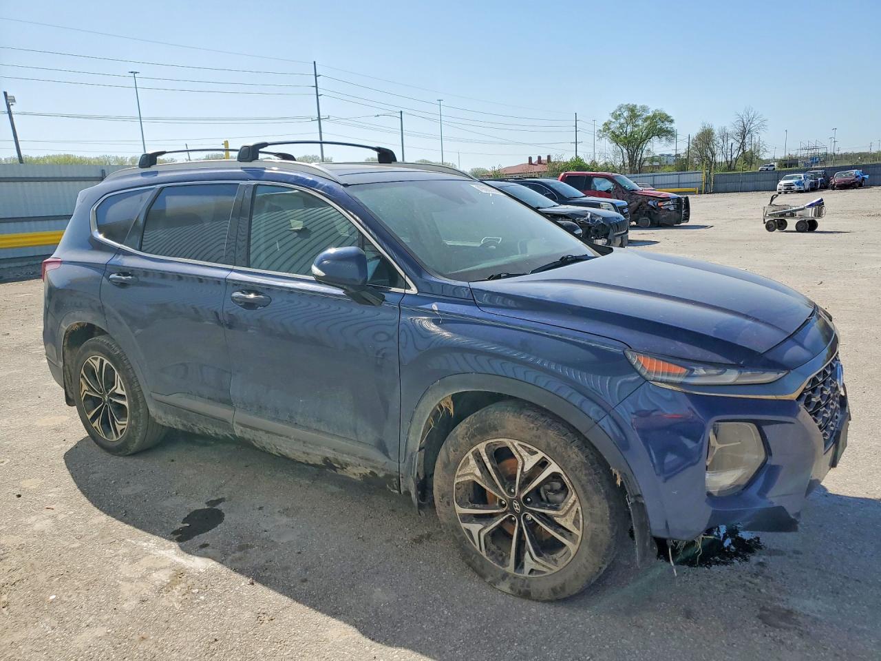 2020 Hyundai Santa Fe Limited 2.0t Blue vin: 5NMS53AA5LH284443