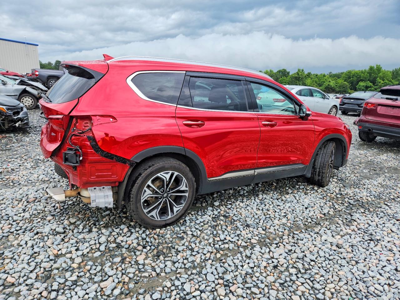 2020 Hyundai Santa Fe Limited 2.0t Красный vin: 5NMS53AA5LH290520