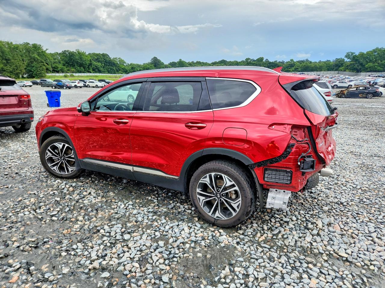 2020 Hyundai Santa Fe Limited 2.0t Красный vin: 5NMS53AA5LH290520