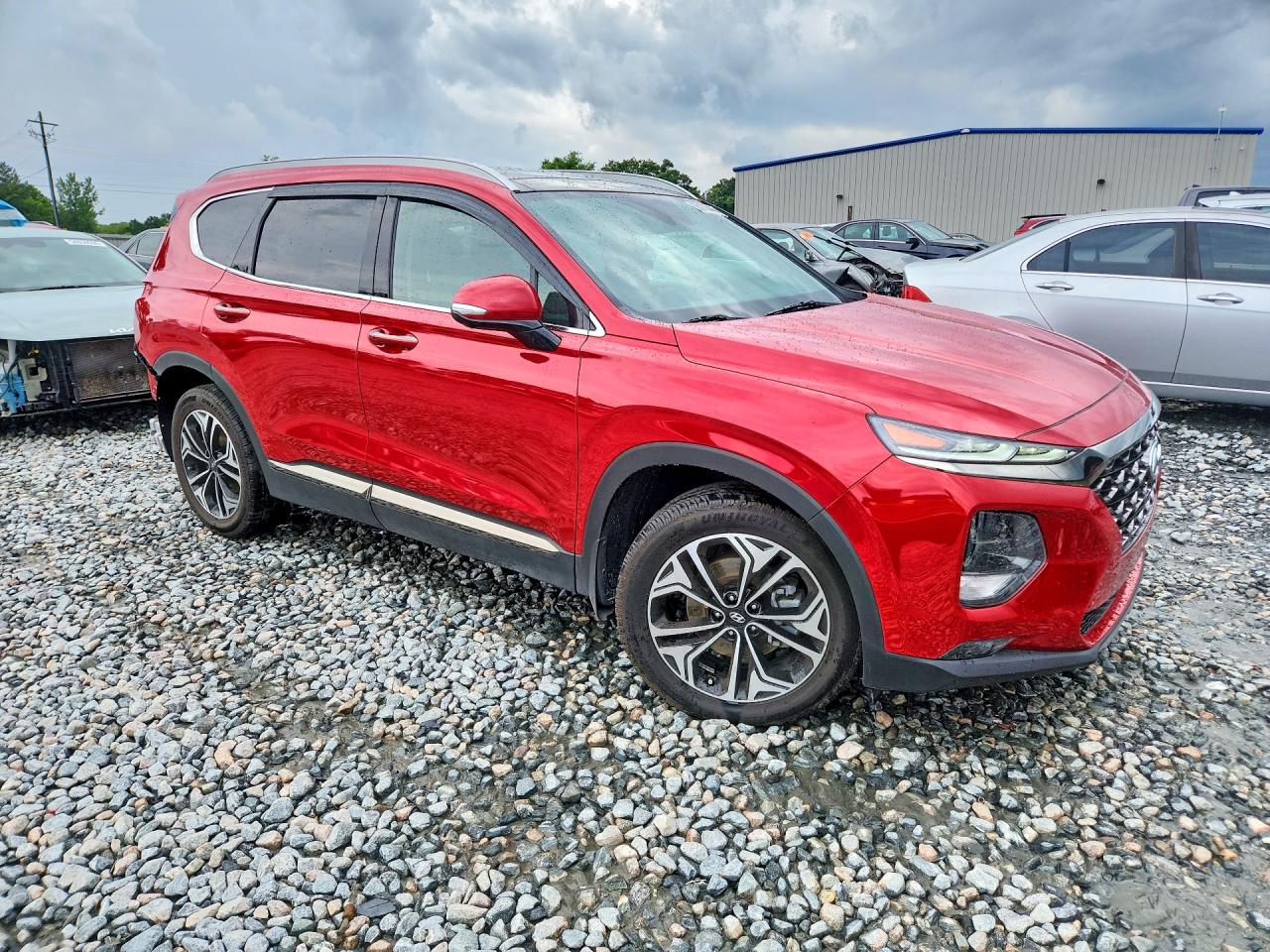 2020 Hyundai Santa Fe Limited 2.0t Красный vin: 5NMS53AA5LH290520