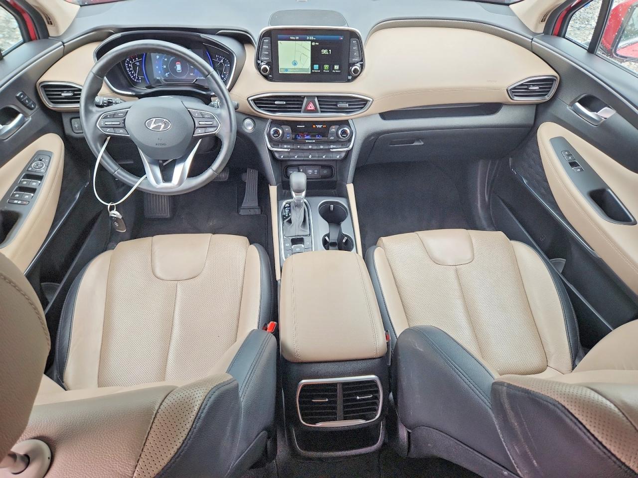 2020 Hyundai Santa Fe Limited 2.0t Красный vin: 5NMS53AA5LH290520