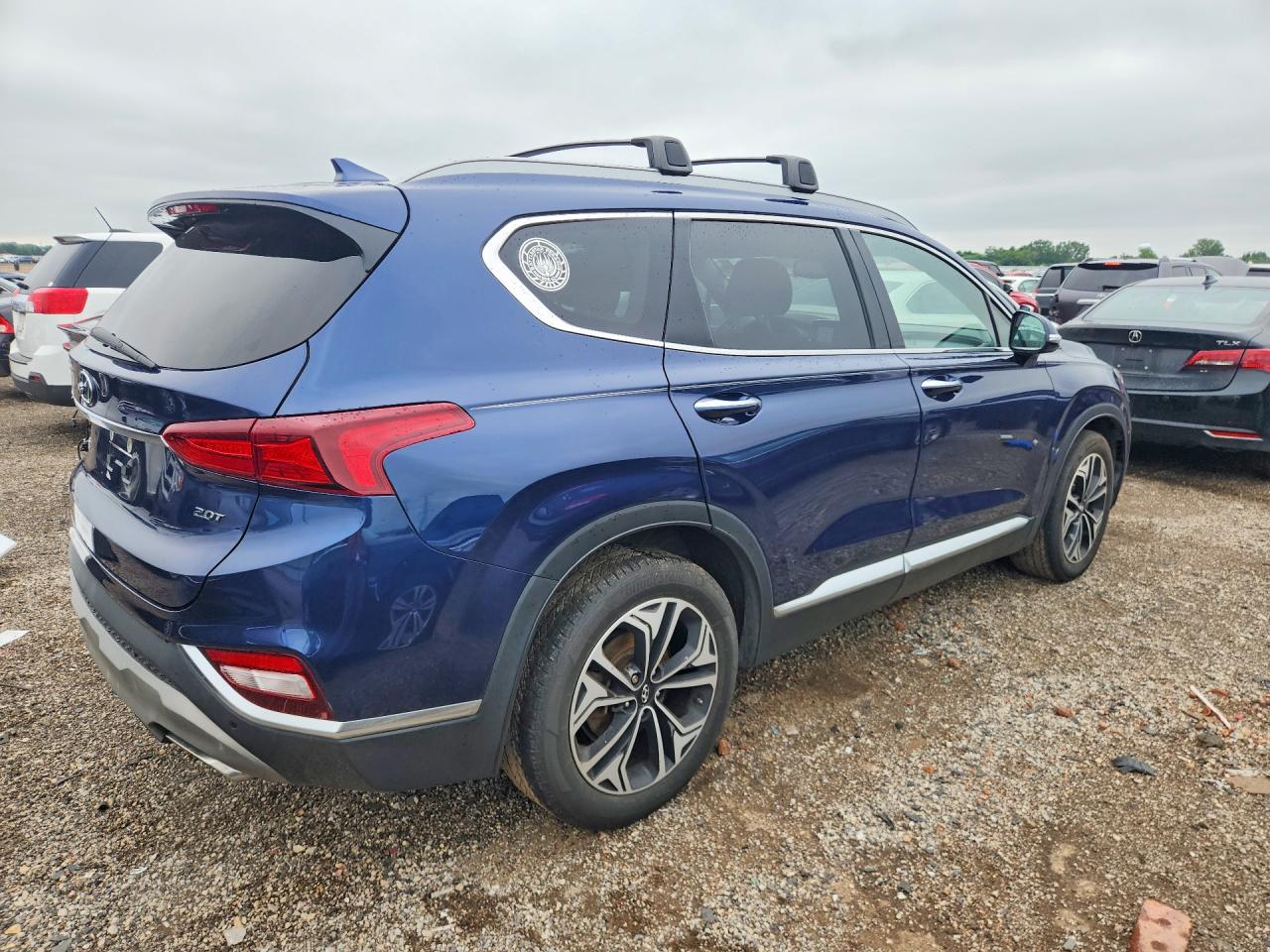 2019 Hyundai Santa Fe Ultimate 2.0t Blue vin: 5NMS53AA6KH053324