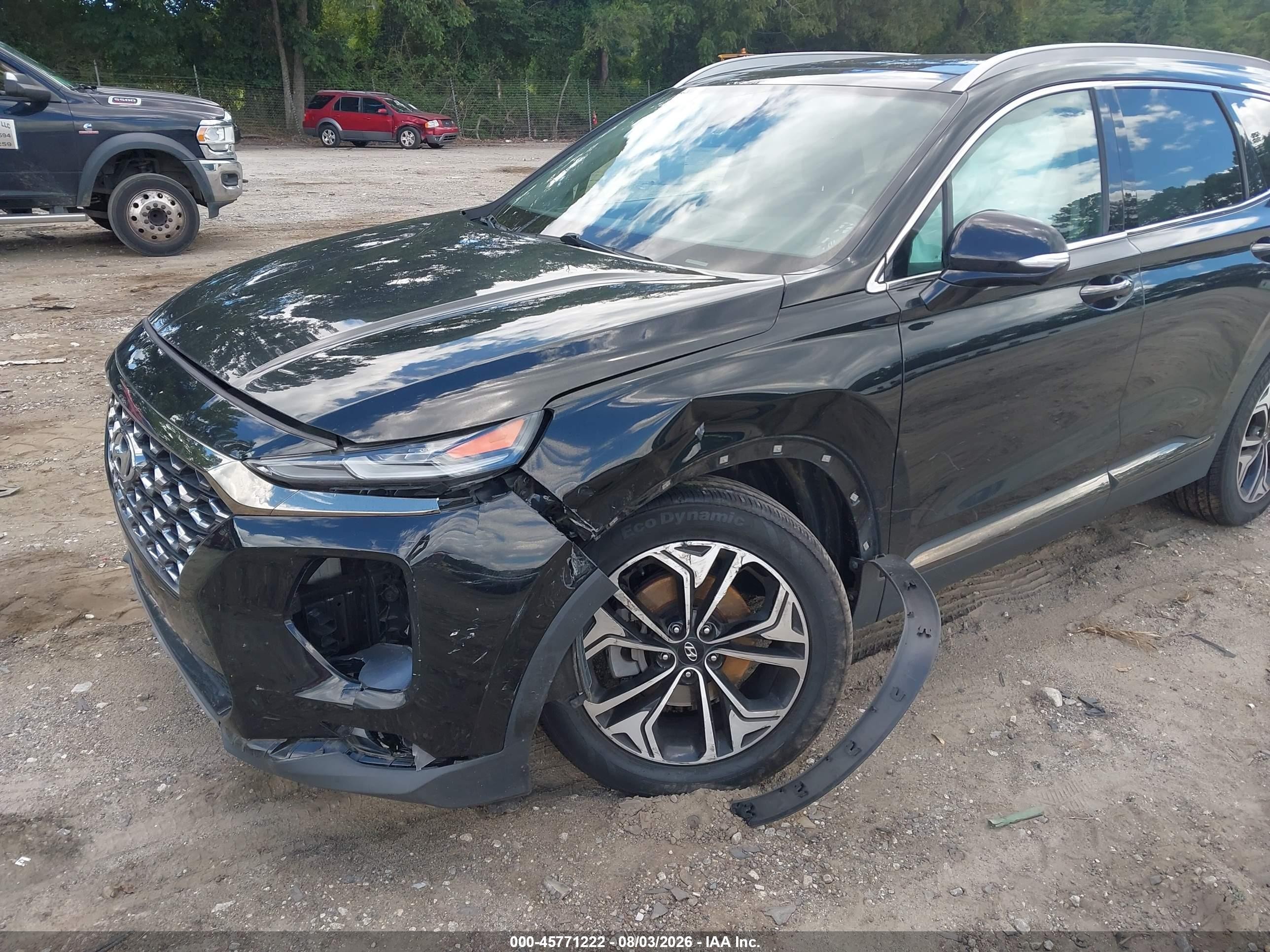 2020 Hyundai Santa Fe Limited 2.0t Black vin: 5NMS53AA7LH302165