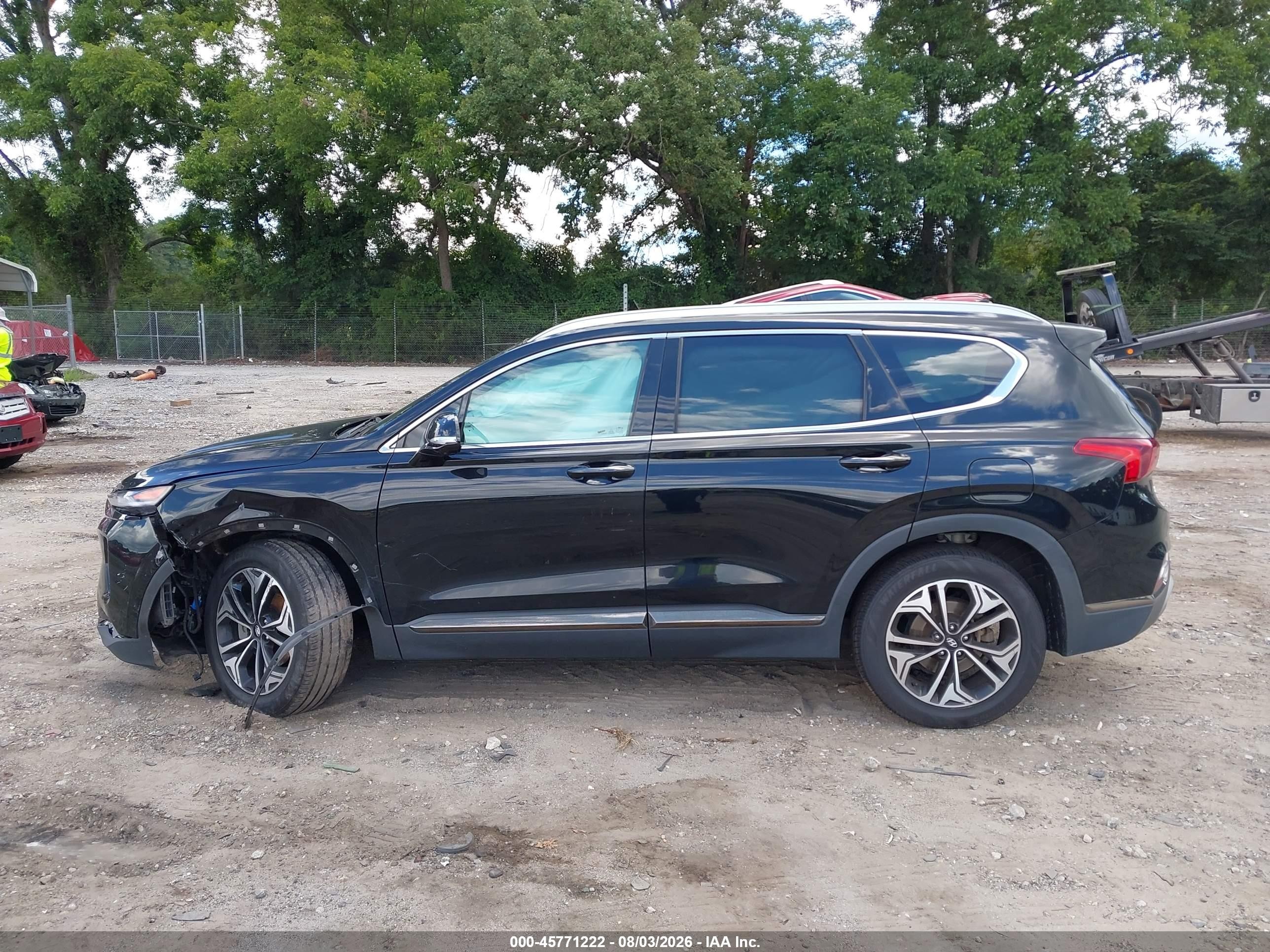 2020 Hyundai Santa Fe Limited 2.0t Black vin: 5NMS53AA7LH302165