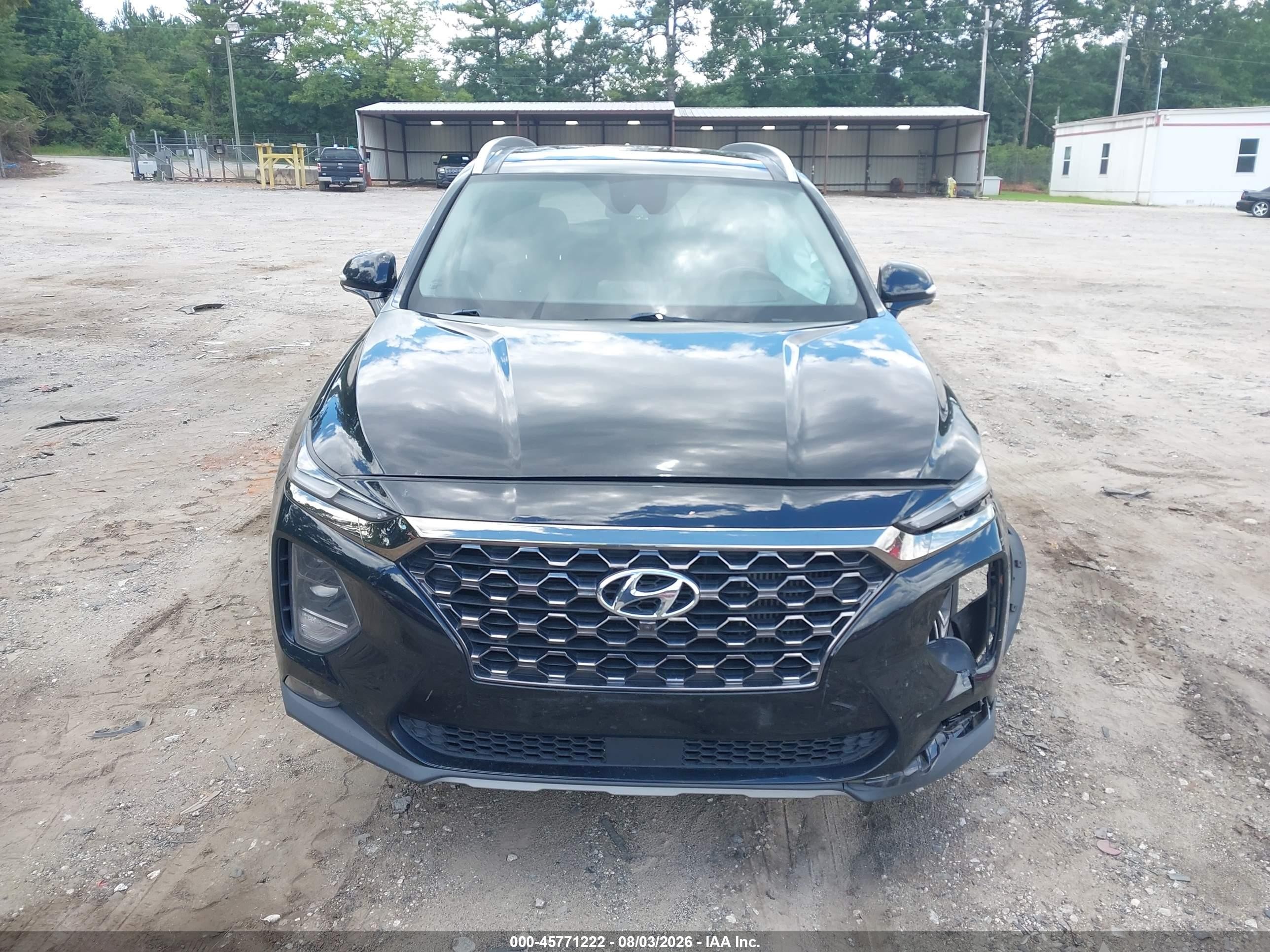 2020 Hyundai Santa Fe Limited 2.0t Black vin: 5NMS53AA7LH302165