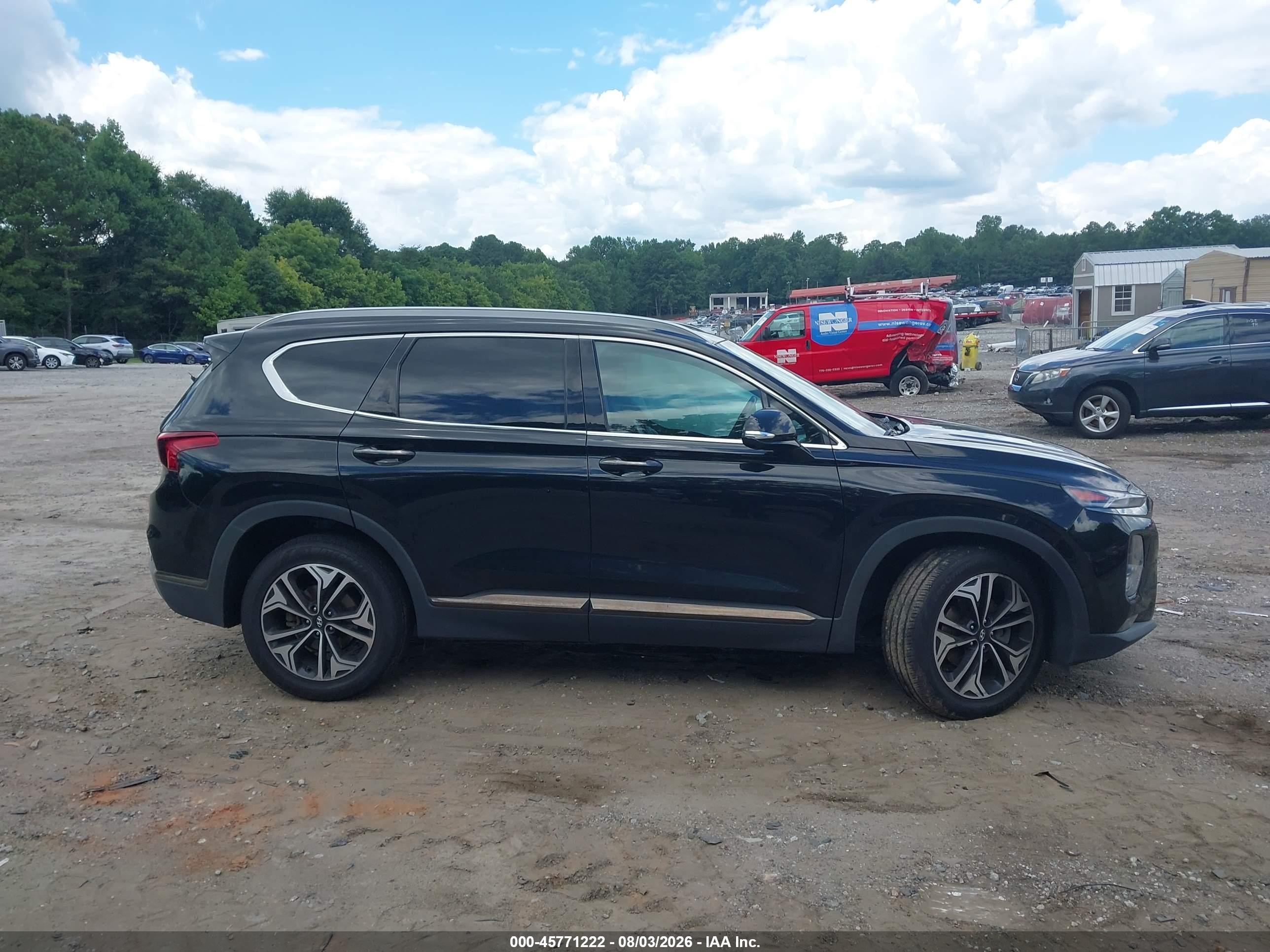 2020 Hyundai Santa Fe Limited 2.0t Black vin: 5NMS53AA7LH302165