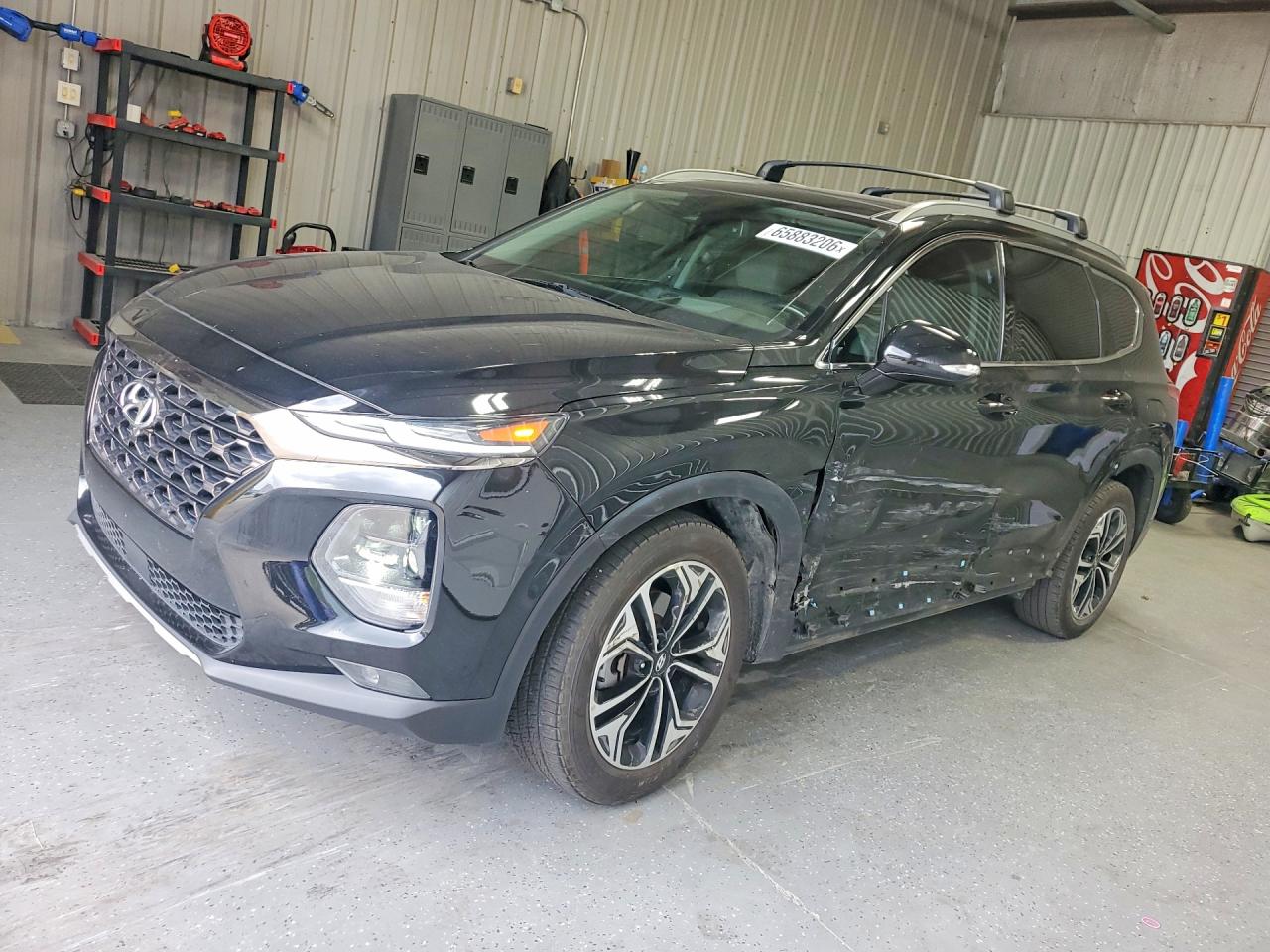 2019 Hyundai Santa Fe Ultimate 2.0t Black vin: 5NMS53AAXKH051897