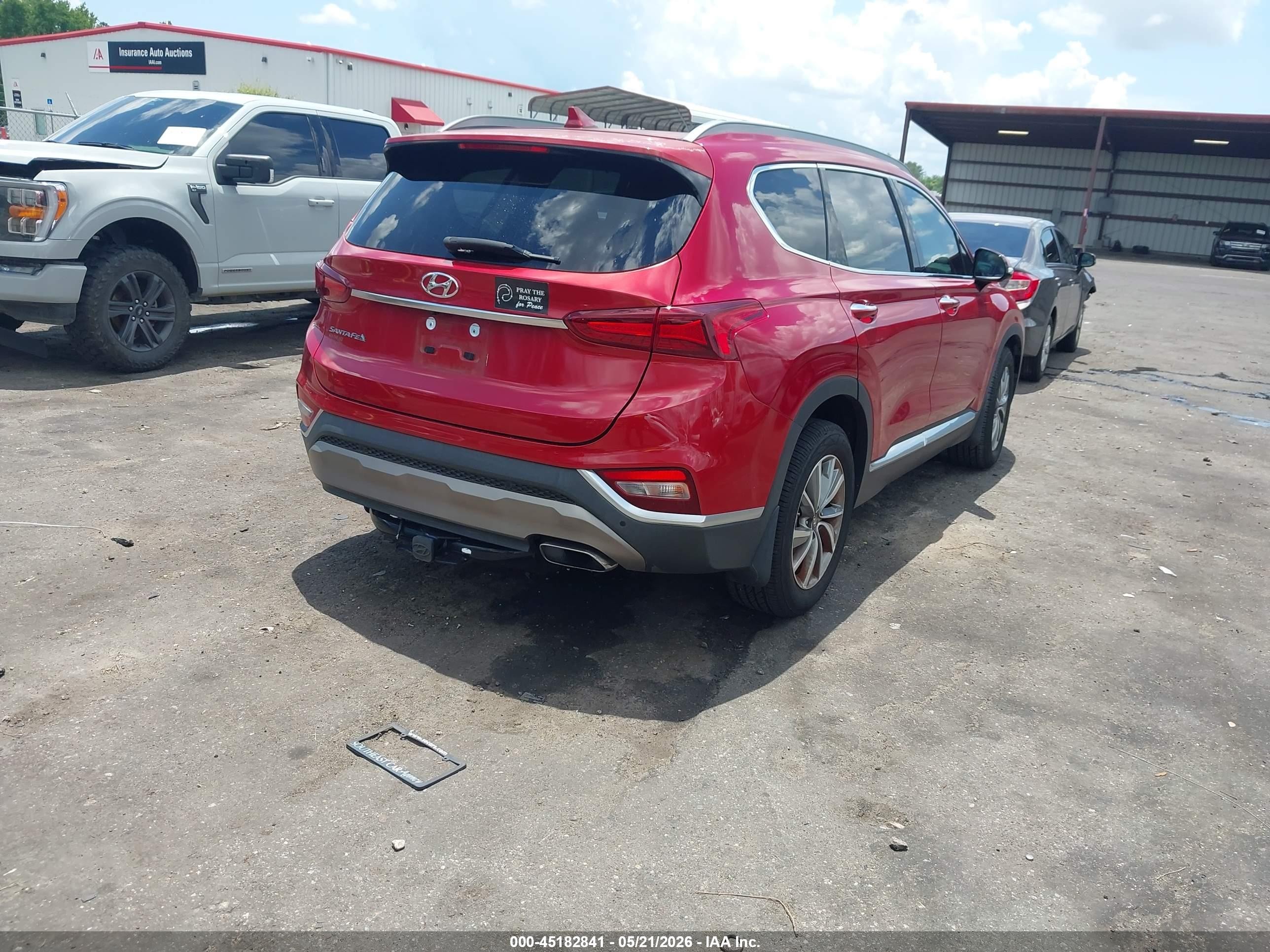 2019 Hyundai Santa Fe Ultimate Red vin: 5NMS53AD0KH127475