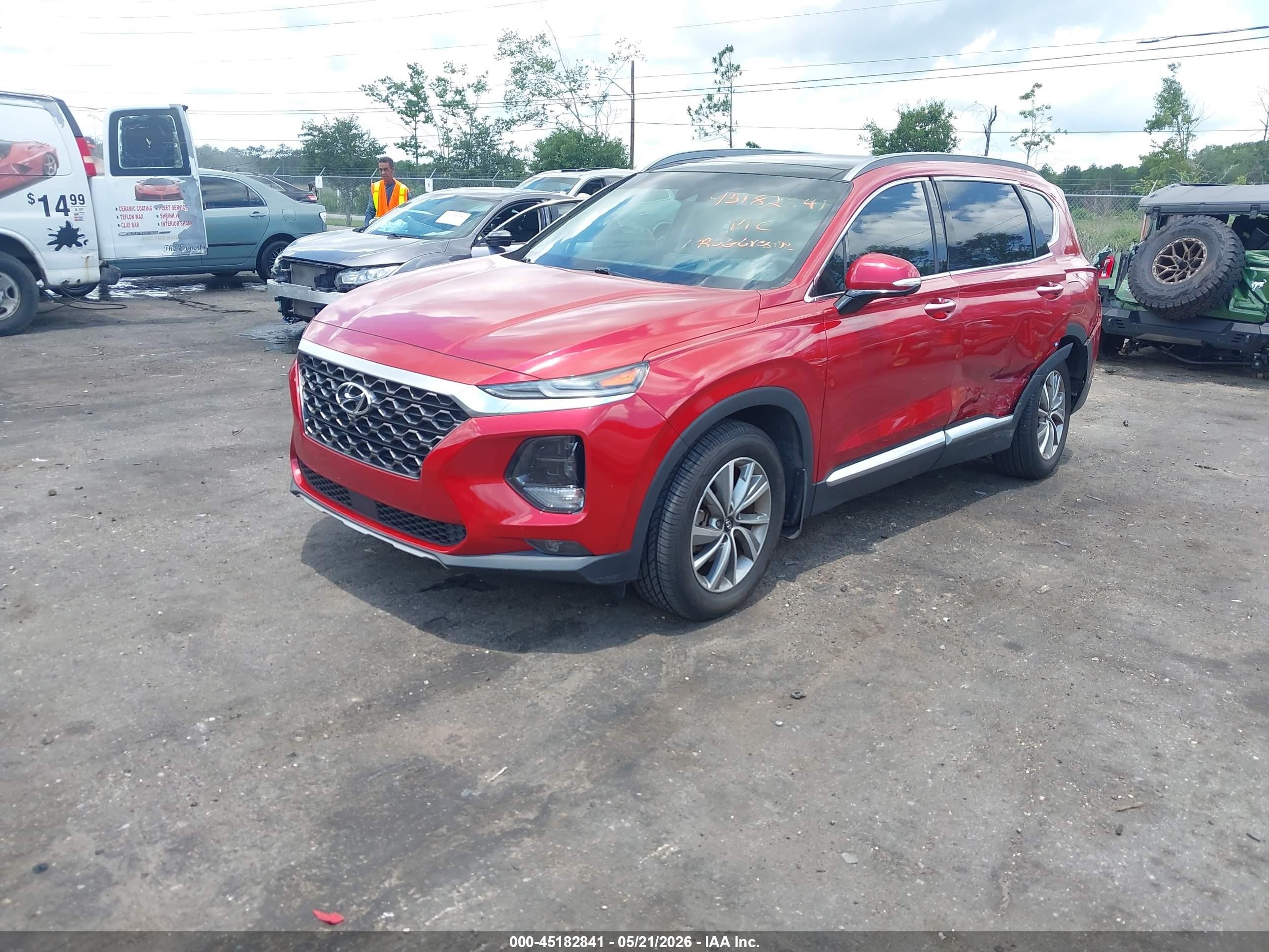 2019 Hyundai Santa Fe Ultimate Red vin: 5NMS53AD0KH127475