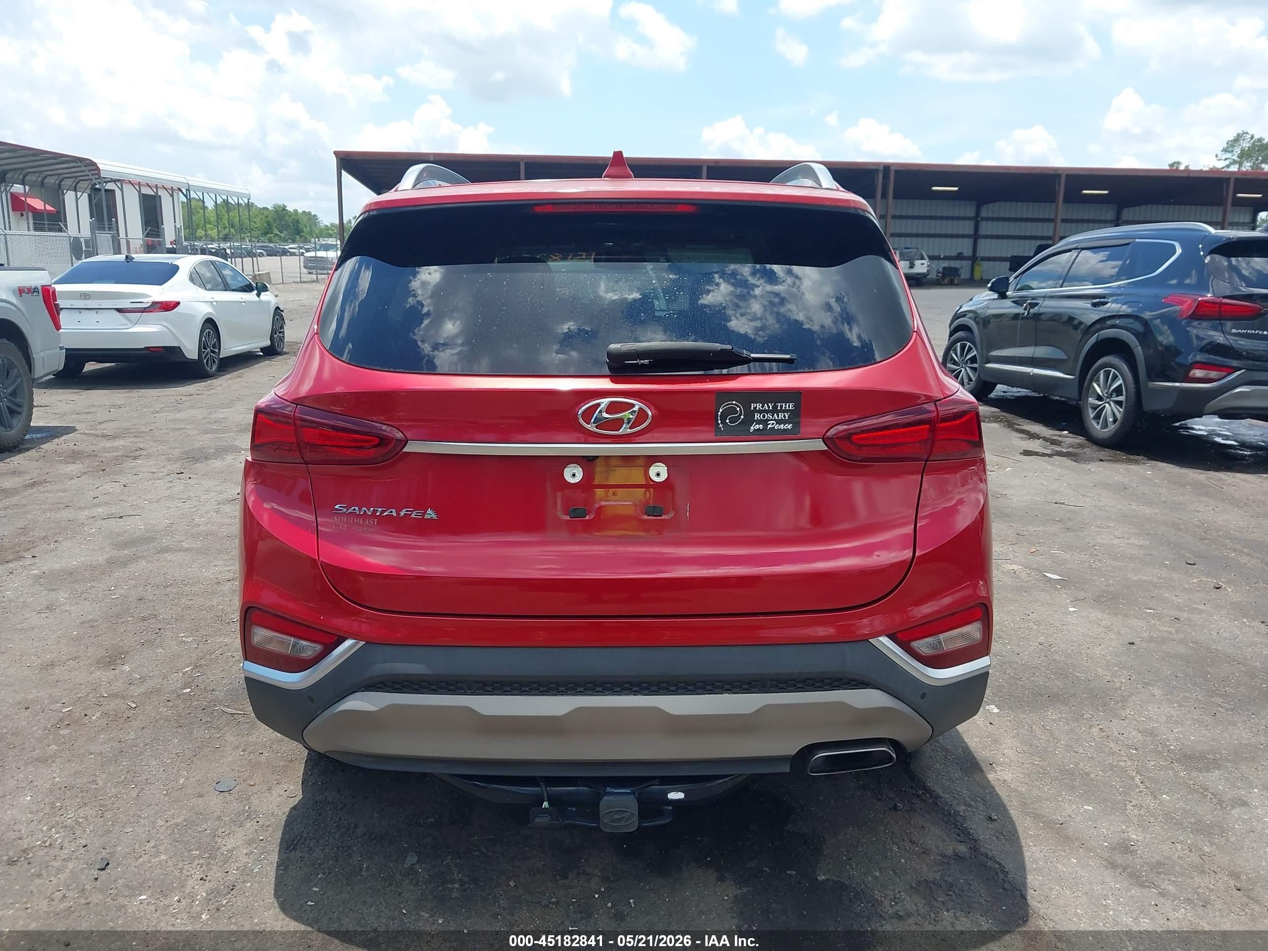 2019 Hyundai Santa Fe Ultimate Red vin: 5NMS53AD0KH127475