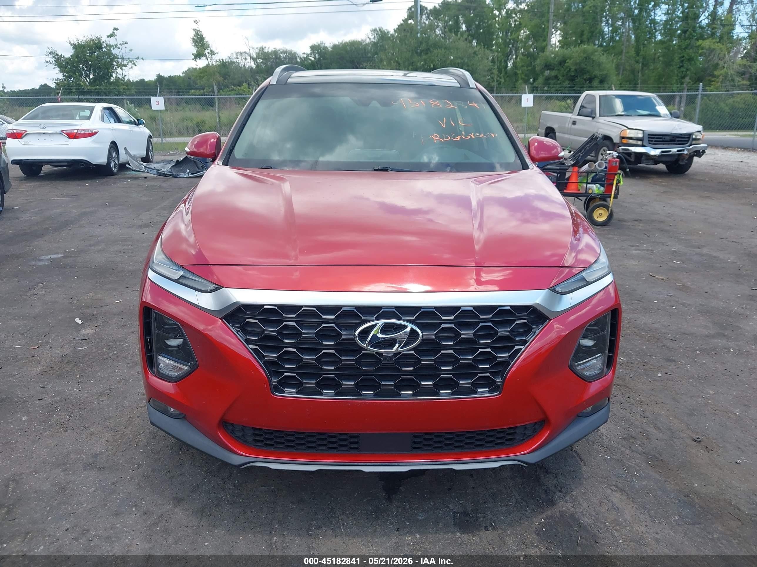 2019 Hyundai Santa Fe Ultimate Red vin: 5NMS53AD0KH127475