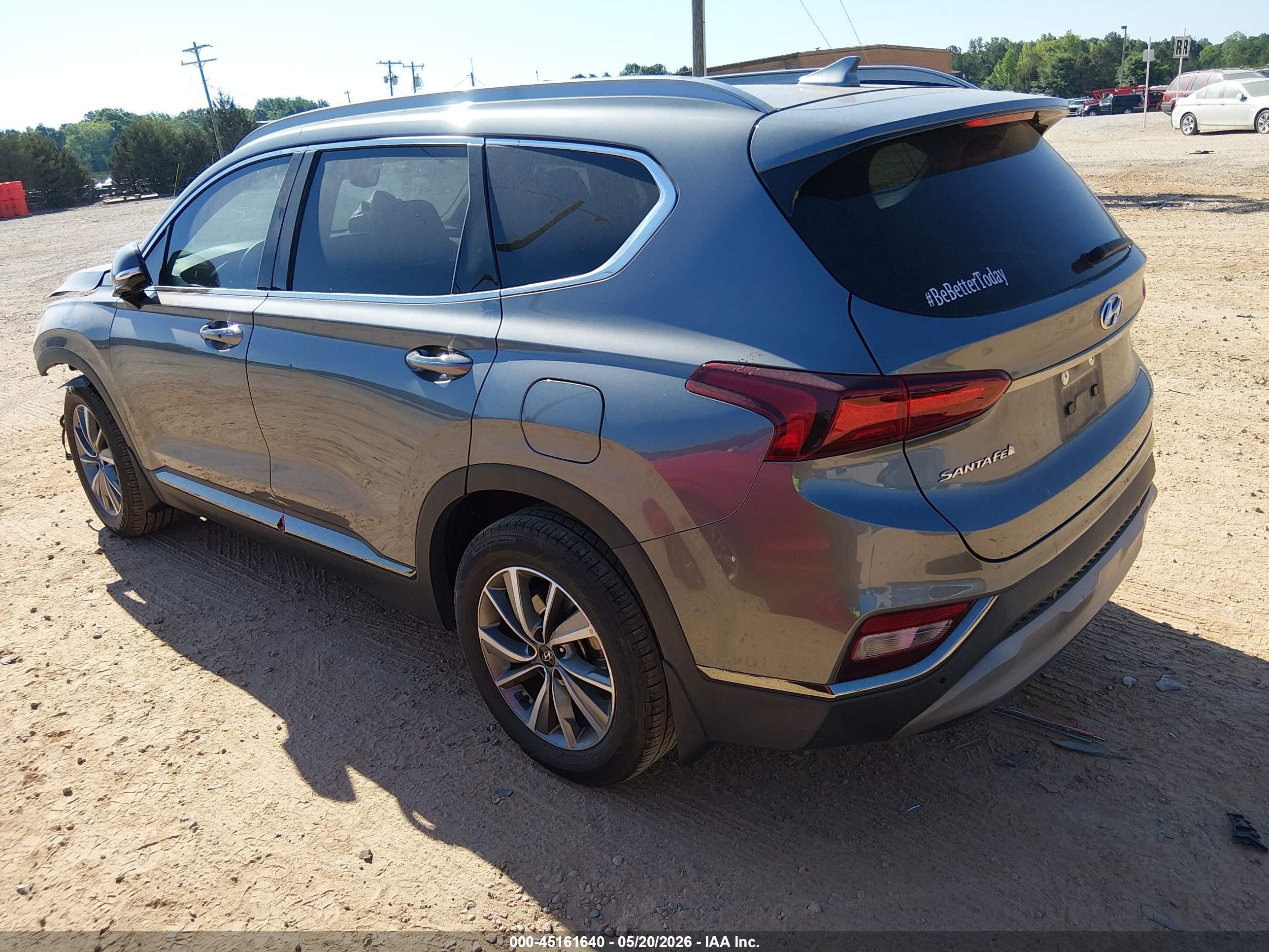 2020 Hyundai Santa Fe Limited Gray vin: 5NMS53AD2LH150774